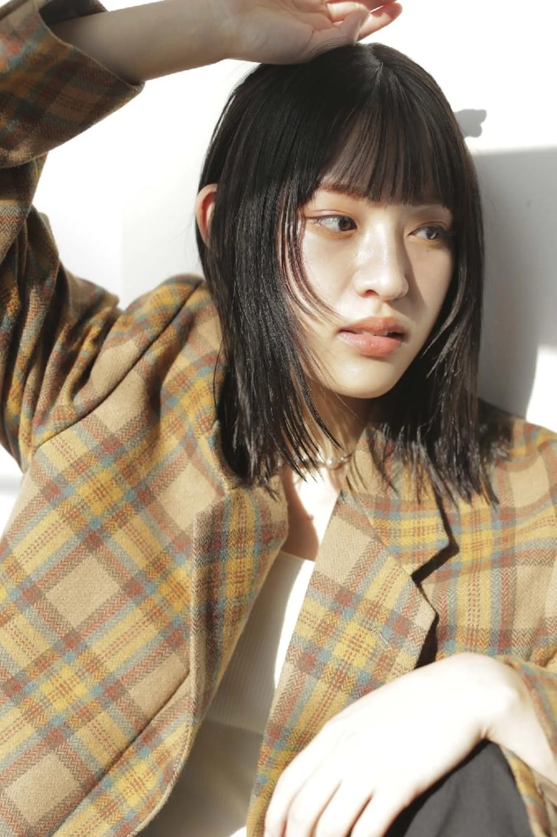 ミディアム しもかわ かほのヘアスタイル