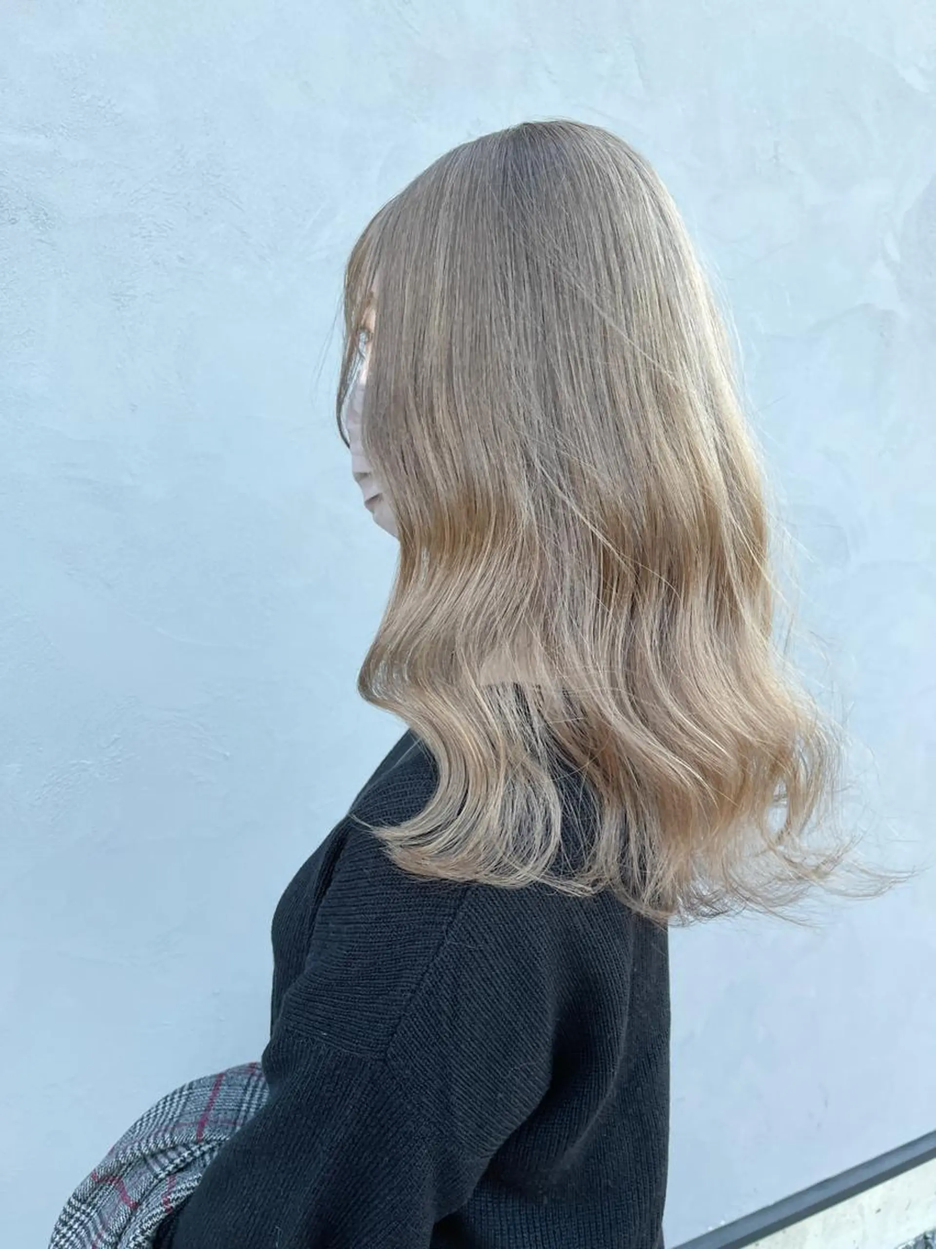 セミロング カラー 韓国レイヤー髪質改善 💫Tomoya💫のヘアスタイル