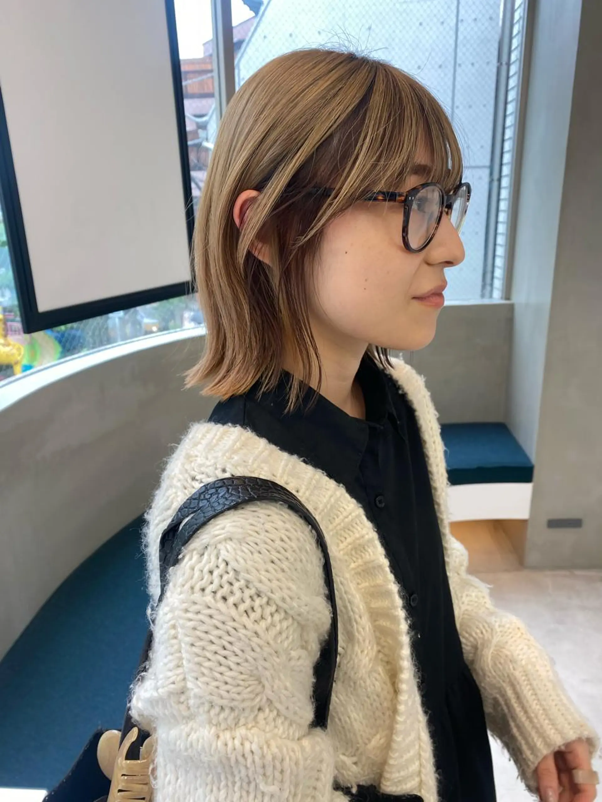 ミディアム カラー Clore所属・うる艶ヘア♡韓国好き 透明感　shotaのヘアスタイル