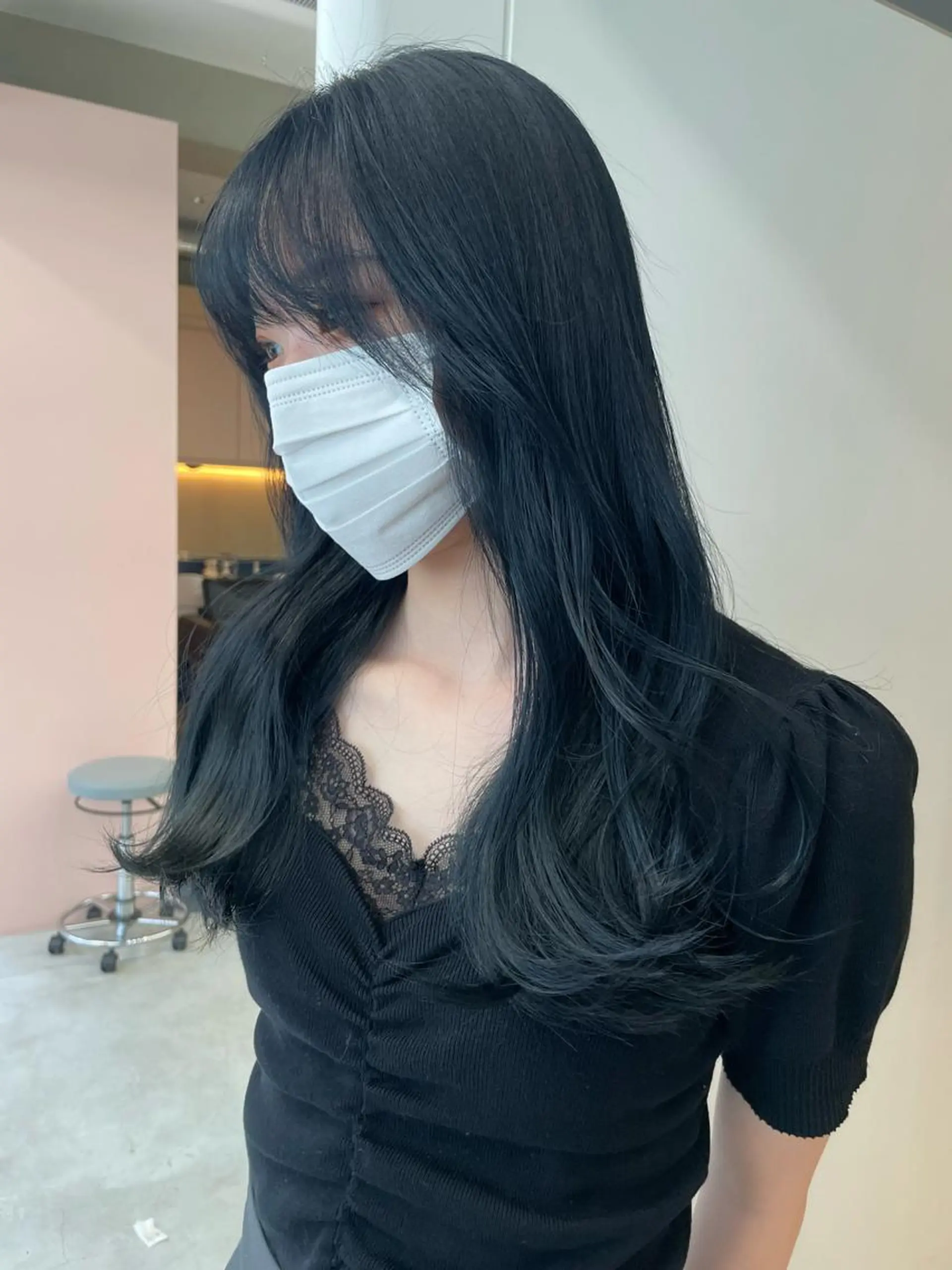 カラー 若月 あやかのヘアスタイル