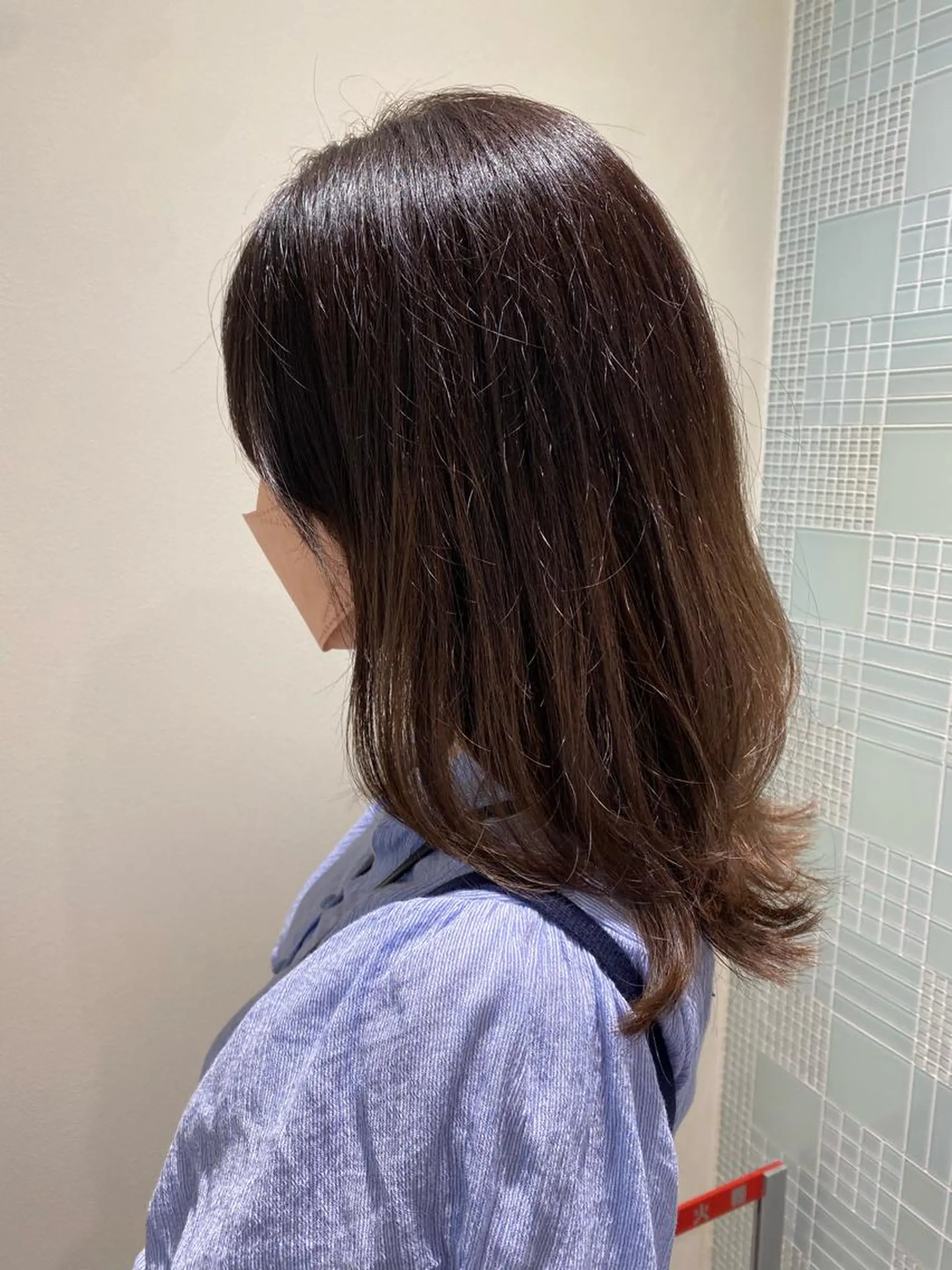 ミディアム マツモト カラー/ショートボブのヘアスタイル