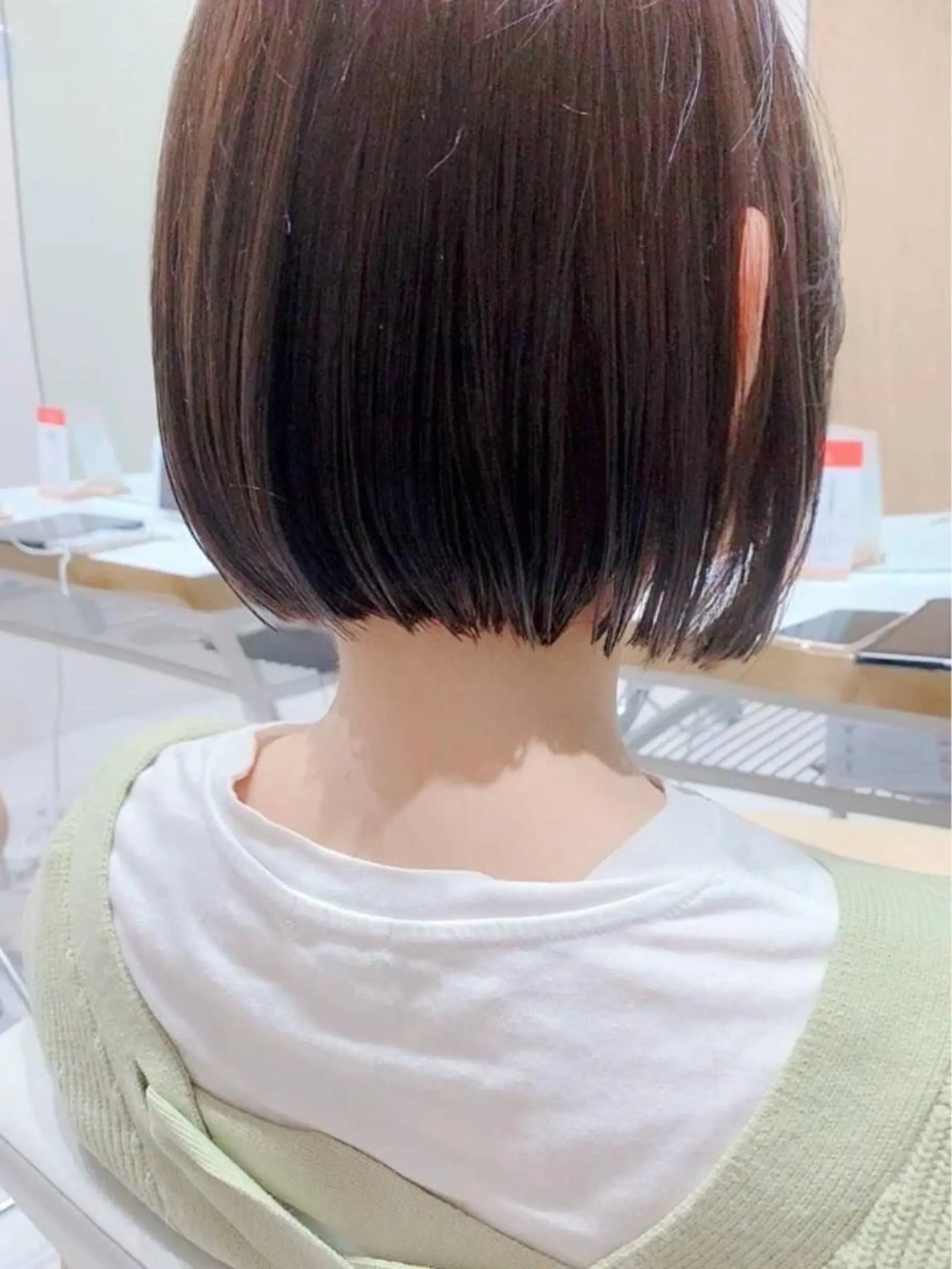 ショート カット ヘアカラー ヘッドスパ 小野寺瑞希 /最小顔カットのヘアスタイル