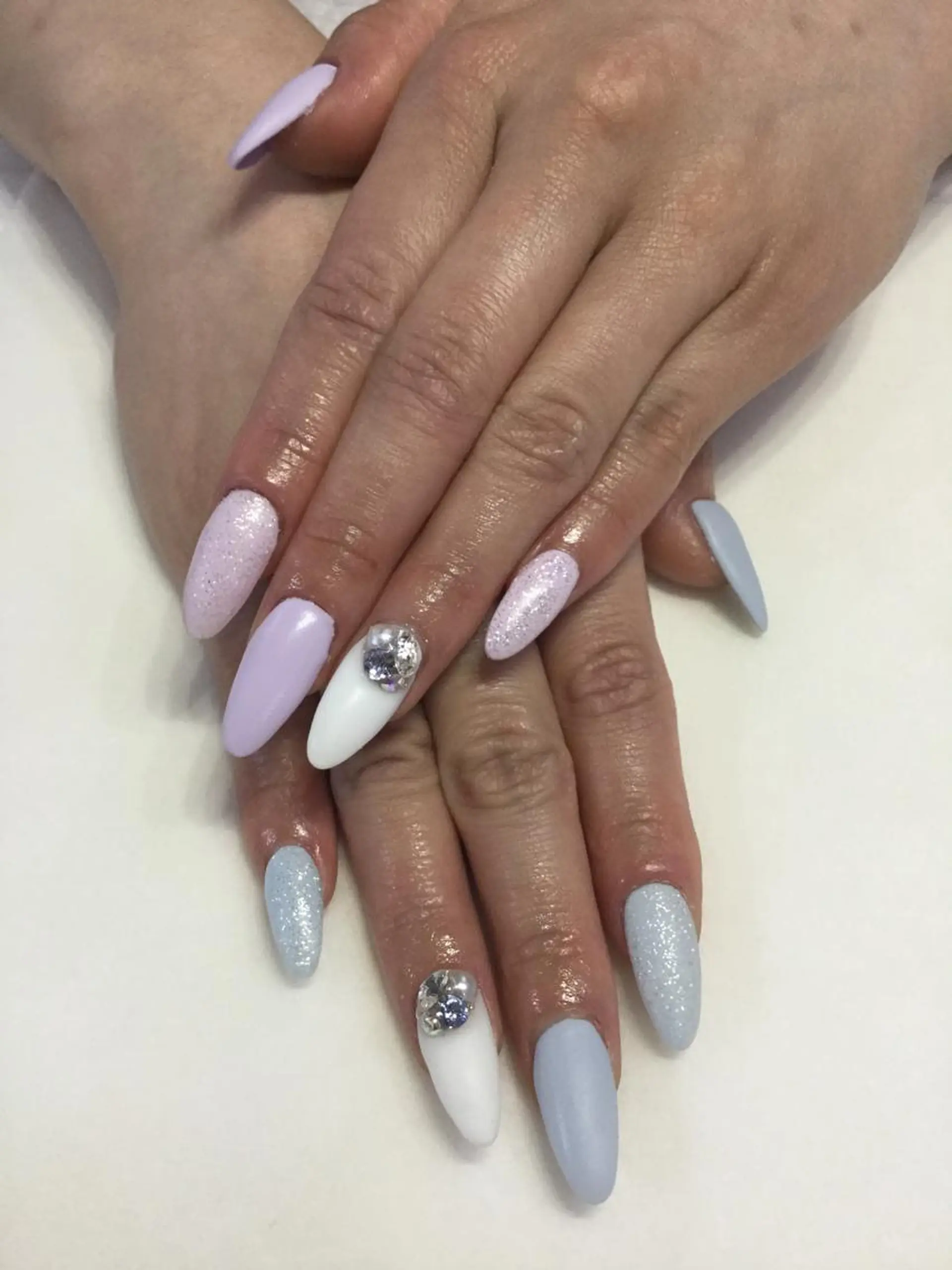 ネイル ハンドネイル 💎🐰 saki. m 🐰💎のネイルデザイン