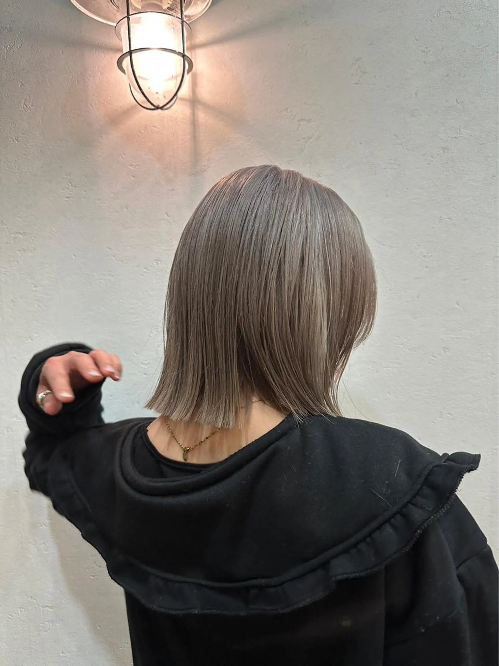 ミディアム カラー カット 縮毛矯正 トリートメント 🫧trym 🫧鎌田凌太のヘアスタイル