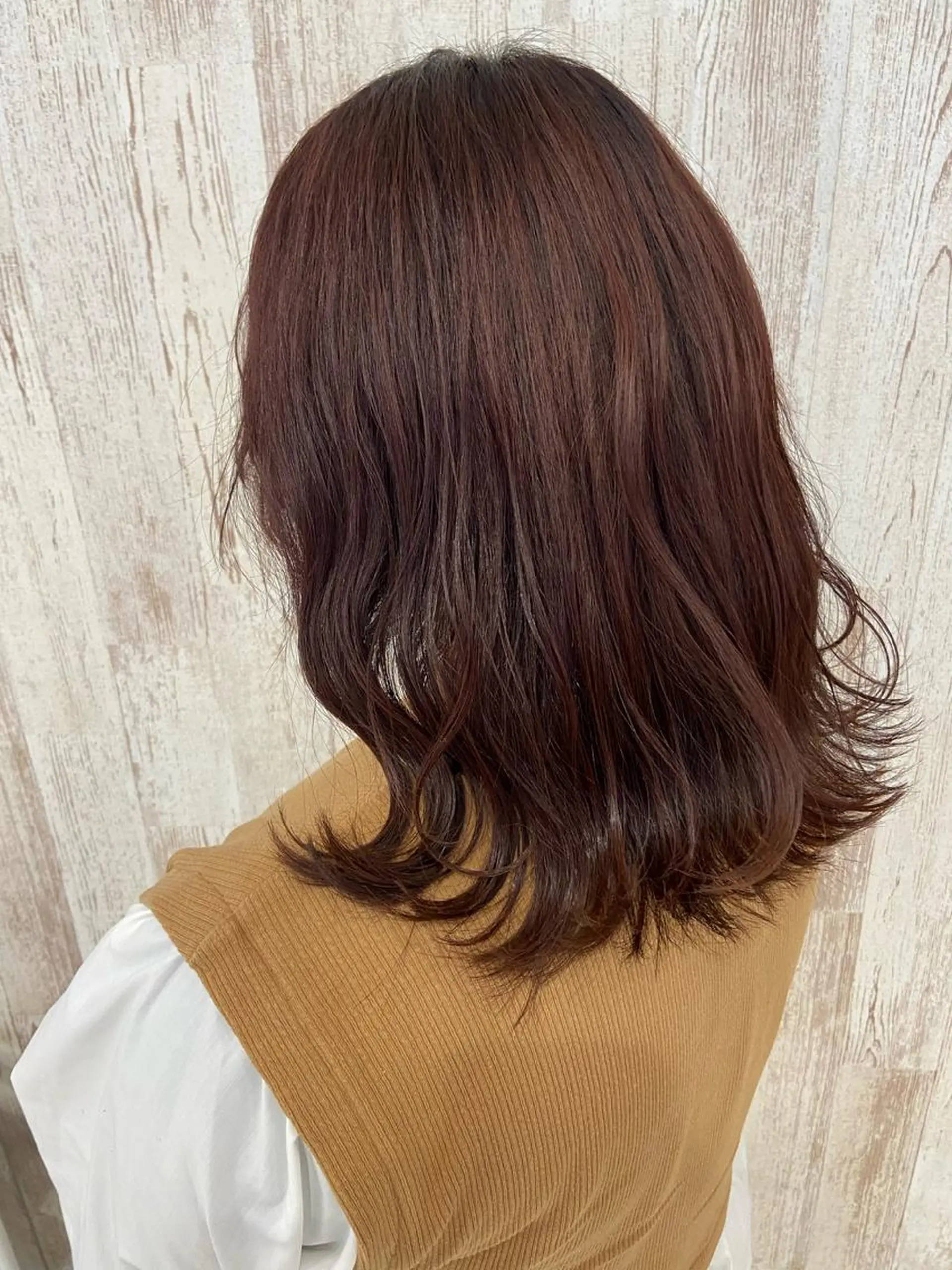 ミディアム カラー Lien.テラダ 各務原スタイリストのヘアスタイル