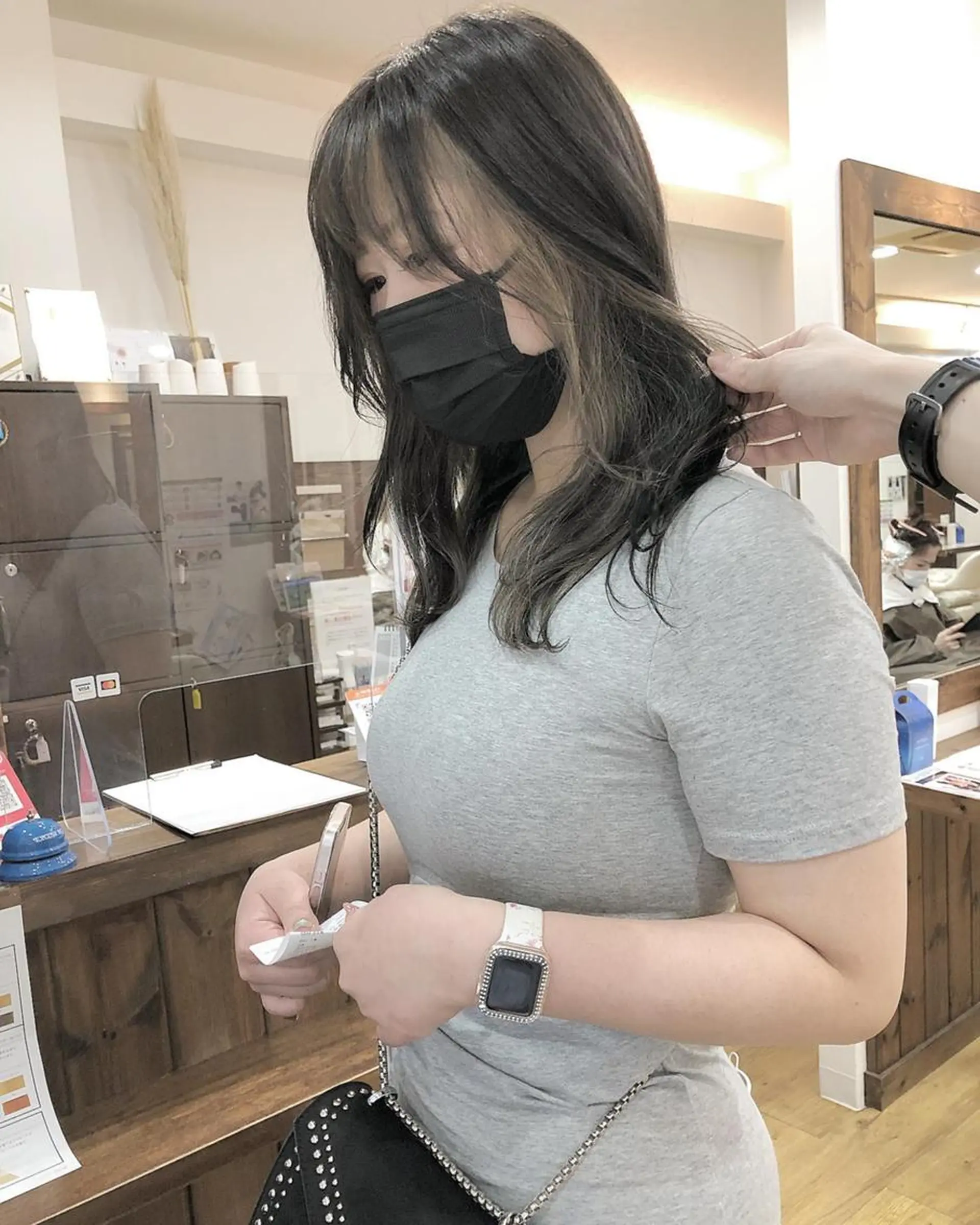 カラー アディクシーカラー アッシュ ブリーチ ダブルカラー グラデーションカラー 🌈ハイトーン/ ワタル🌈のヘアスタイル