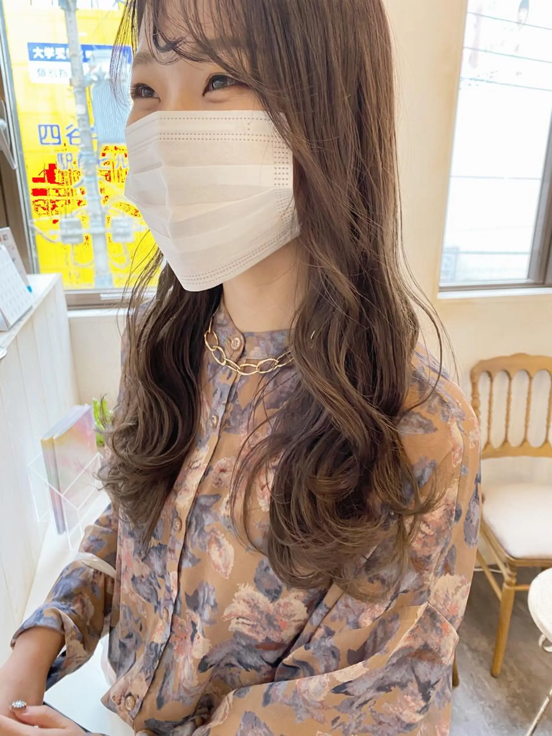 ロング カット ヘアカラー トリートメント 💖透明感カラー HAYATO💖のヘアスタイル