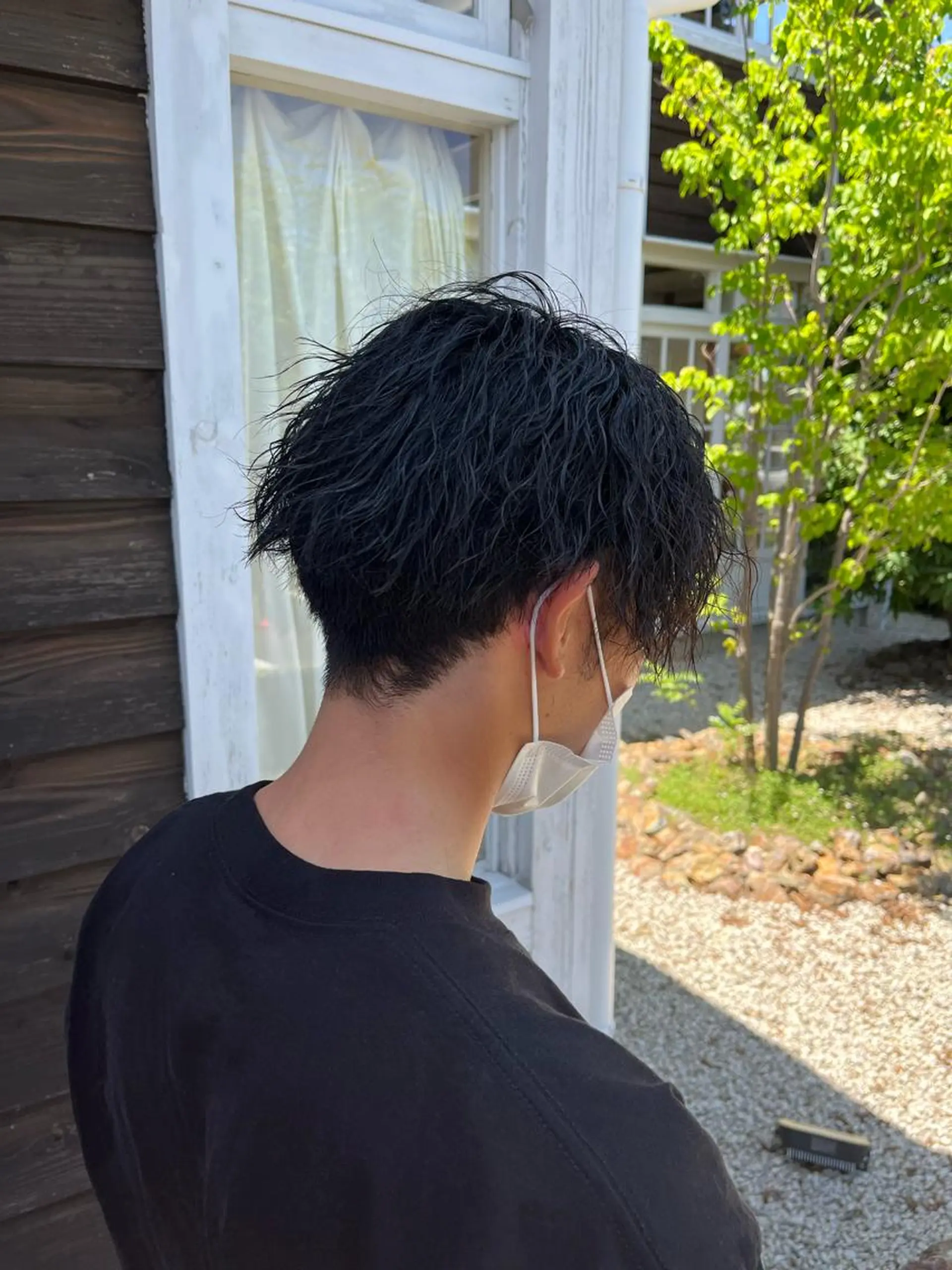 パーマ メンズ 篠田 翔太のヘアスタイル