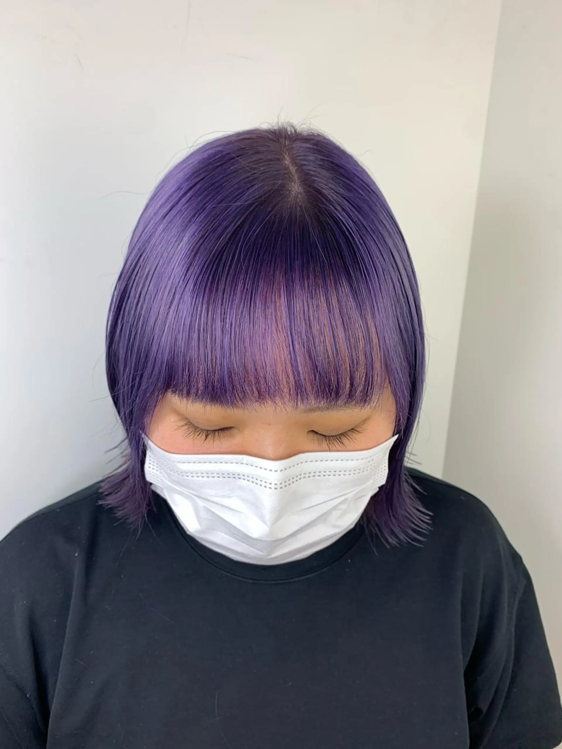 ショート カラー ブリーチ ラベンダーカラー SALOWIN神戸三宮店所属・【美髪を叶える】中谷 彰宏（アキ)のヘアスタイル