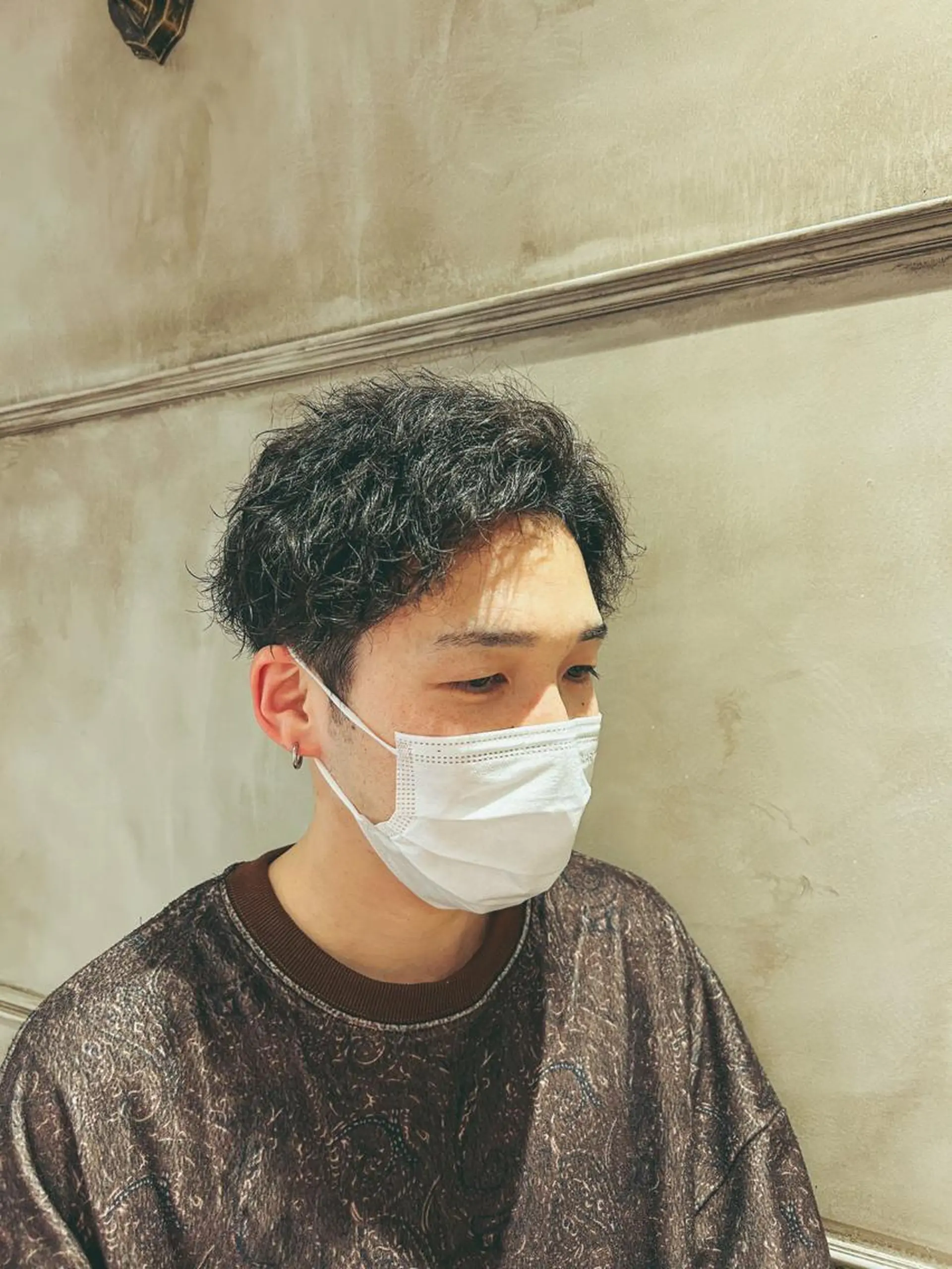 ショート パーマ メンズ Lilly所属・成田 智彩のヘアスタイル