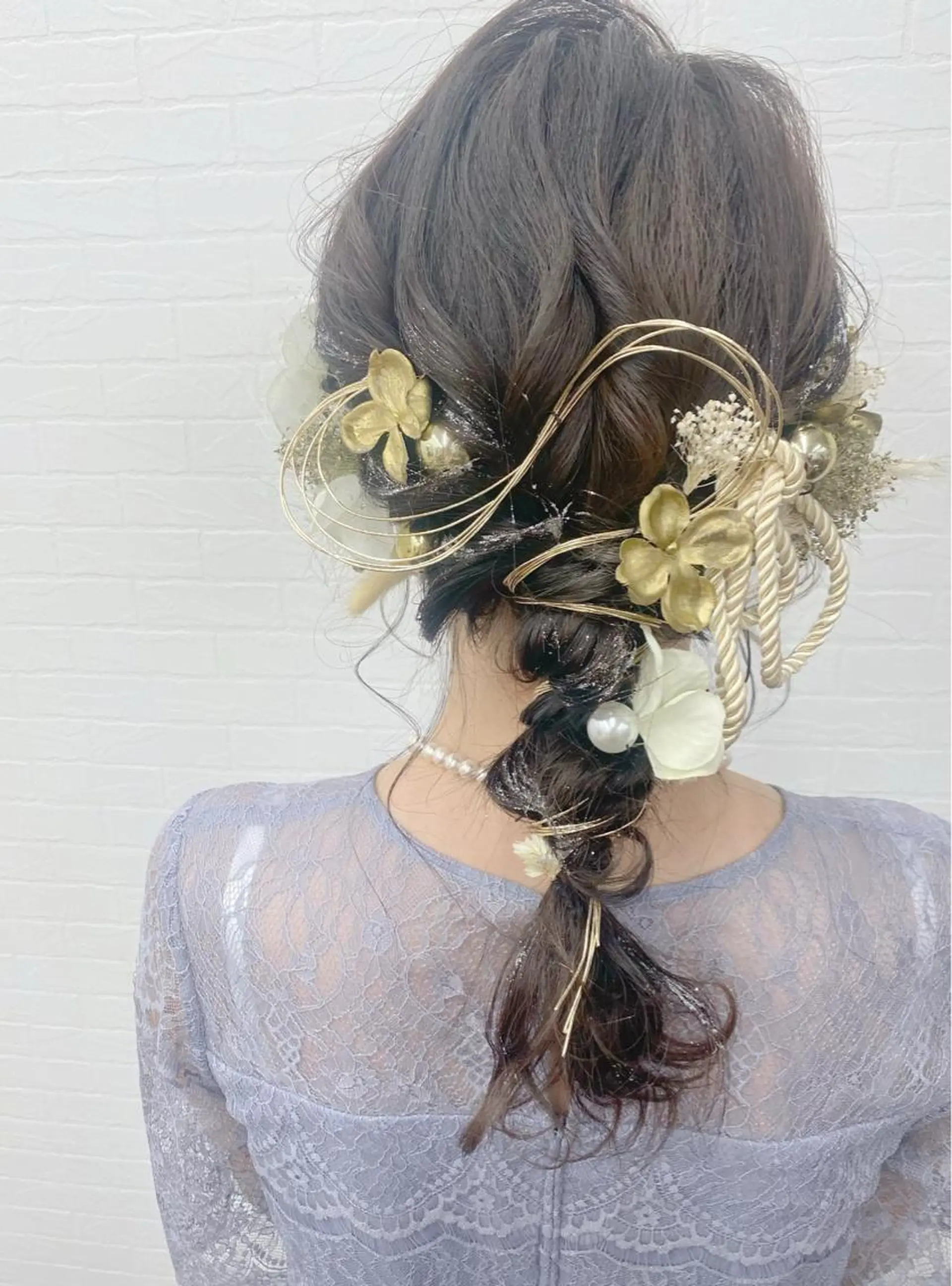 セミロング ヘアアレンジ ヘアセット GRANLUSSO 〜グランルッソ駅前店所属・木口 嘉美のヘアスタイル