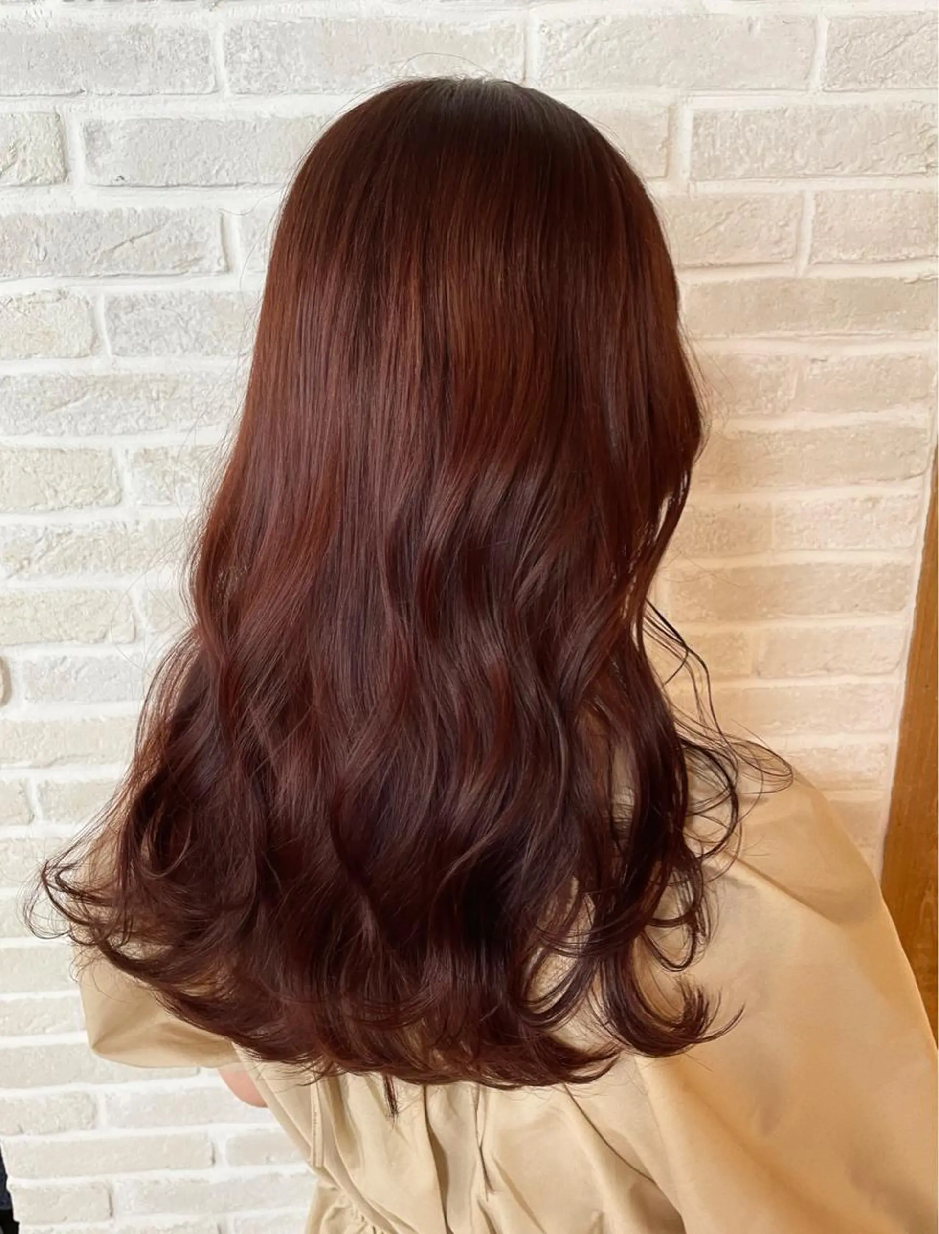 セミロング カット ヘアカラー 縮毛矯正 トリートメント little×PORTO三宮所属・🧡/艶髪/桑原 拓也/ショート/🧡のヘアスタイル