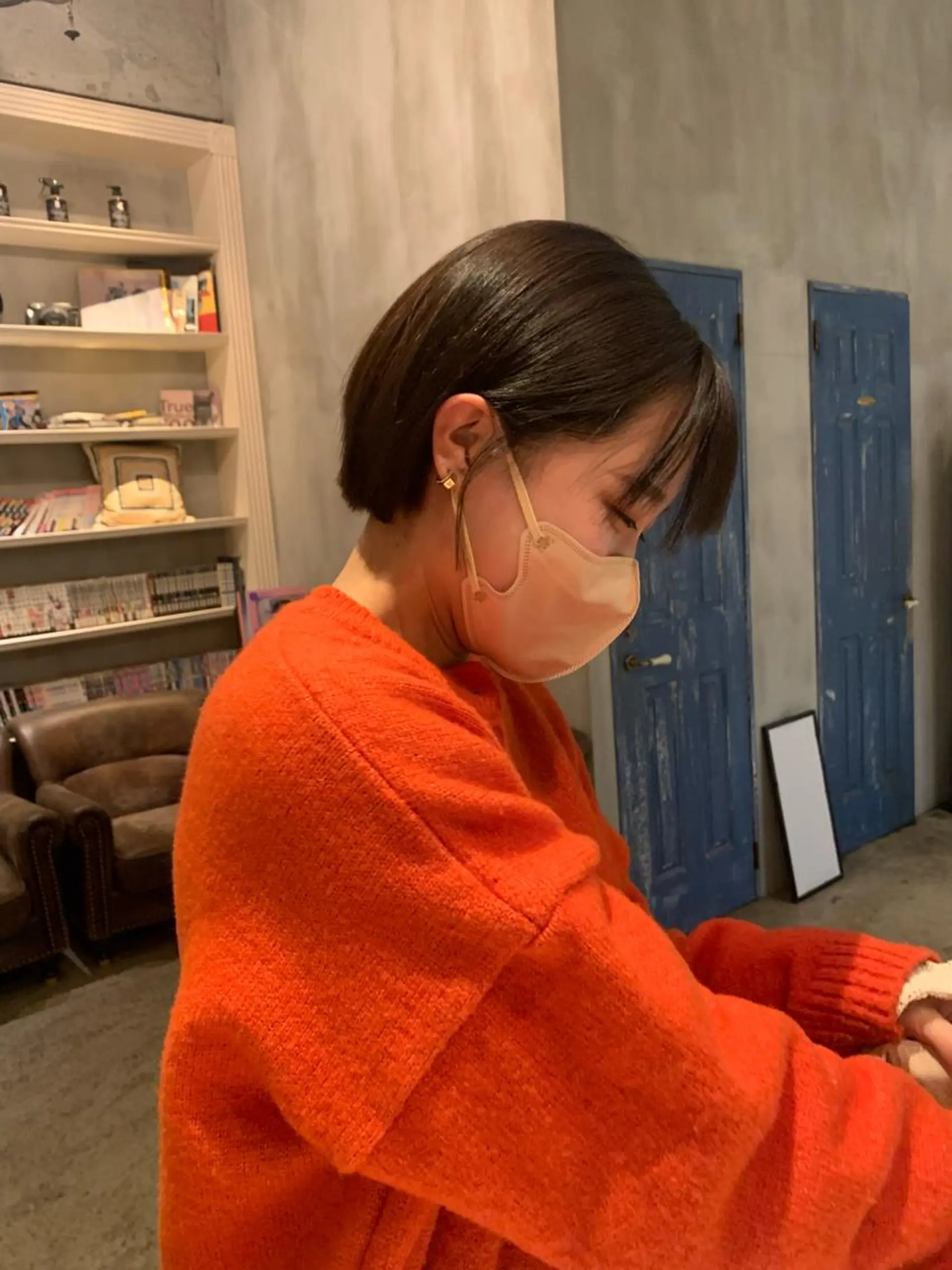 ショート カネコ ユカリのヘアスタイル