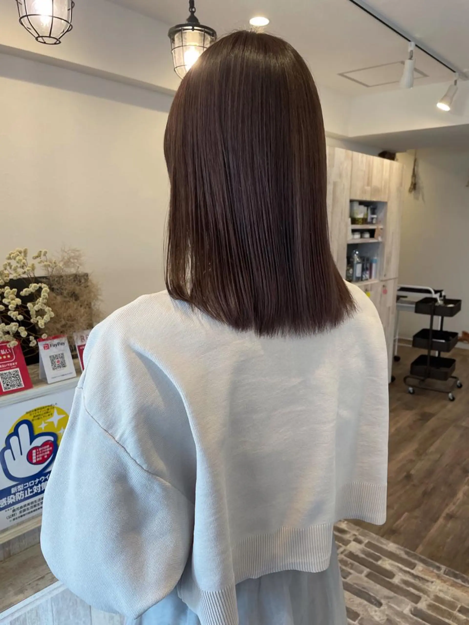 ミディアム カラー ベージュカラー ラベンダーカラー ラベンダーベージュ ヘアカラー m ā l o.🌷 サカモトマイコのヘアスタイル