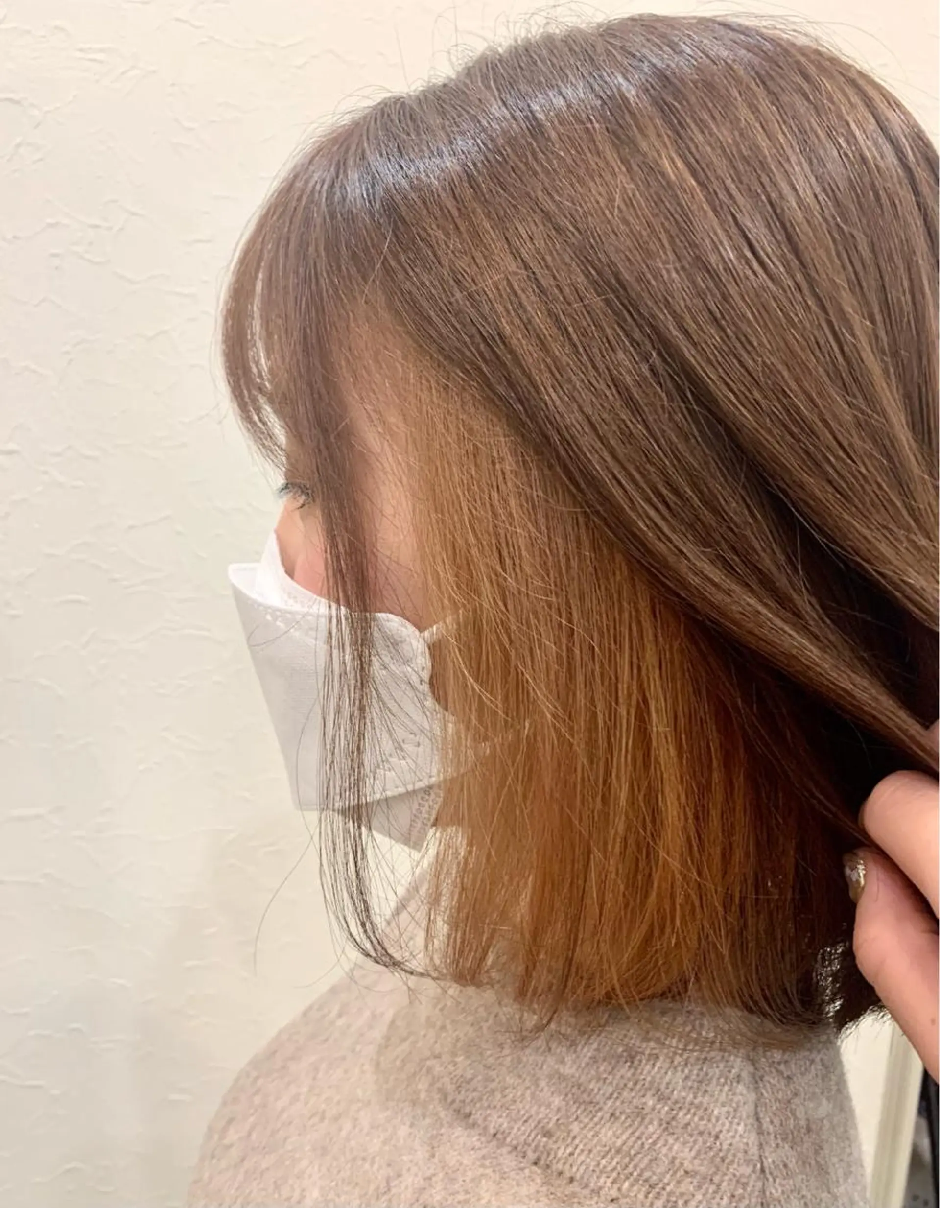ミディアム 石原 姫菜のヘアスタイル