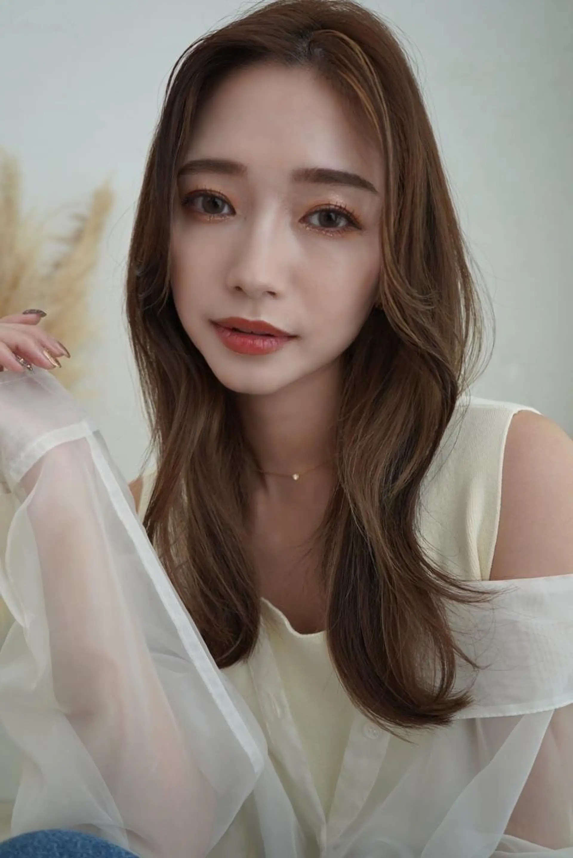 ロング カラー カット ヘアカラー トリートメント ANGELICA 難波店のヘアスタイル