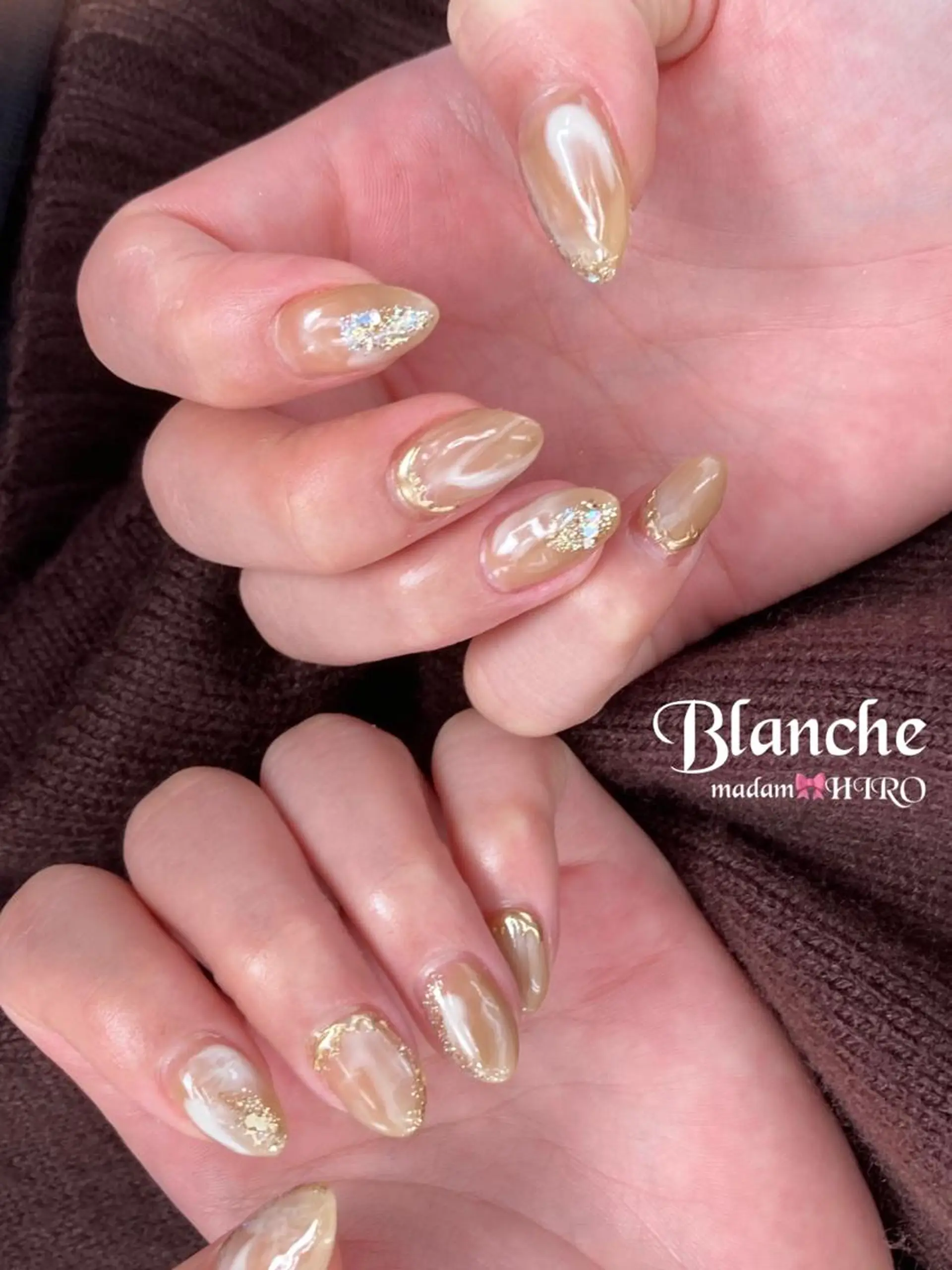 ネイル ニュアンスネイル Lianネイル 寛子Lianのネイルデザイン