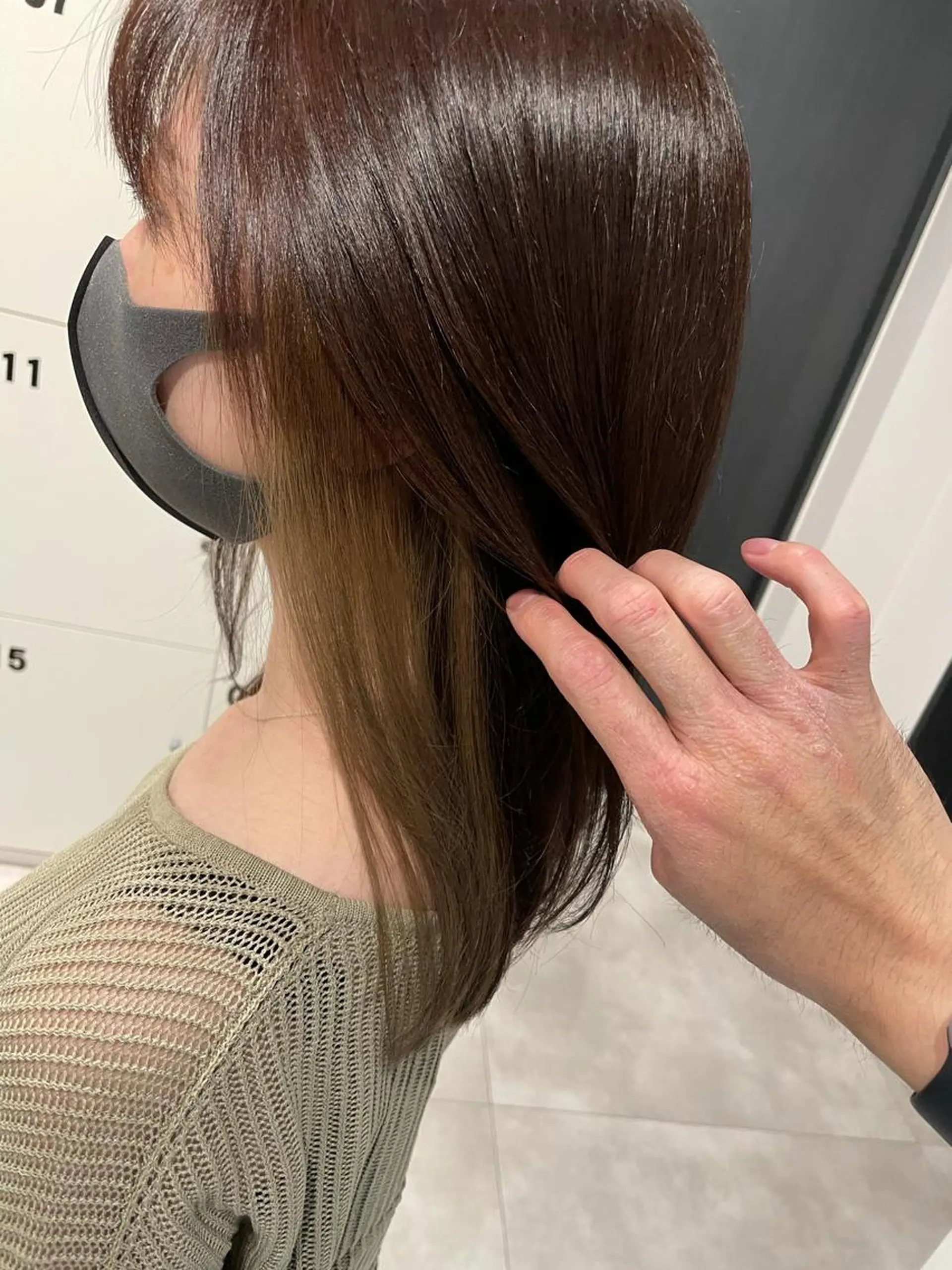 ミディアム カラー 髪質改善×透明感× トレンド/杉田 圭のヘアスタイル