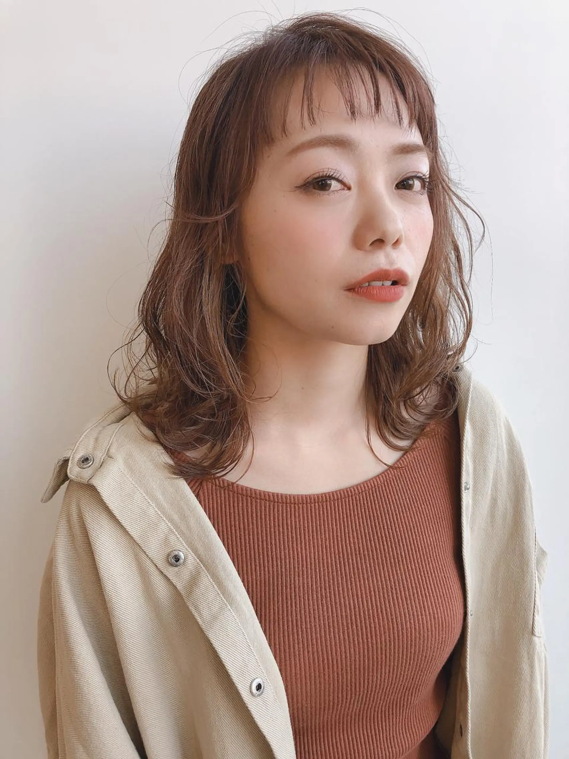 ミディアム むらまつ えりこのヘアスタイル