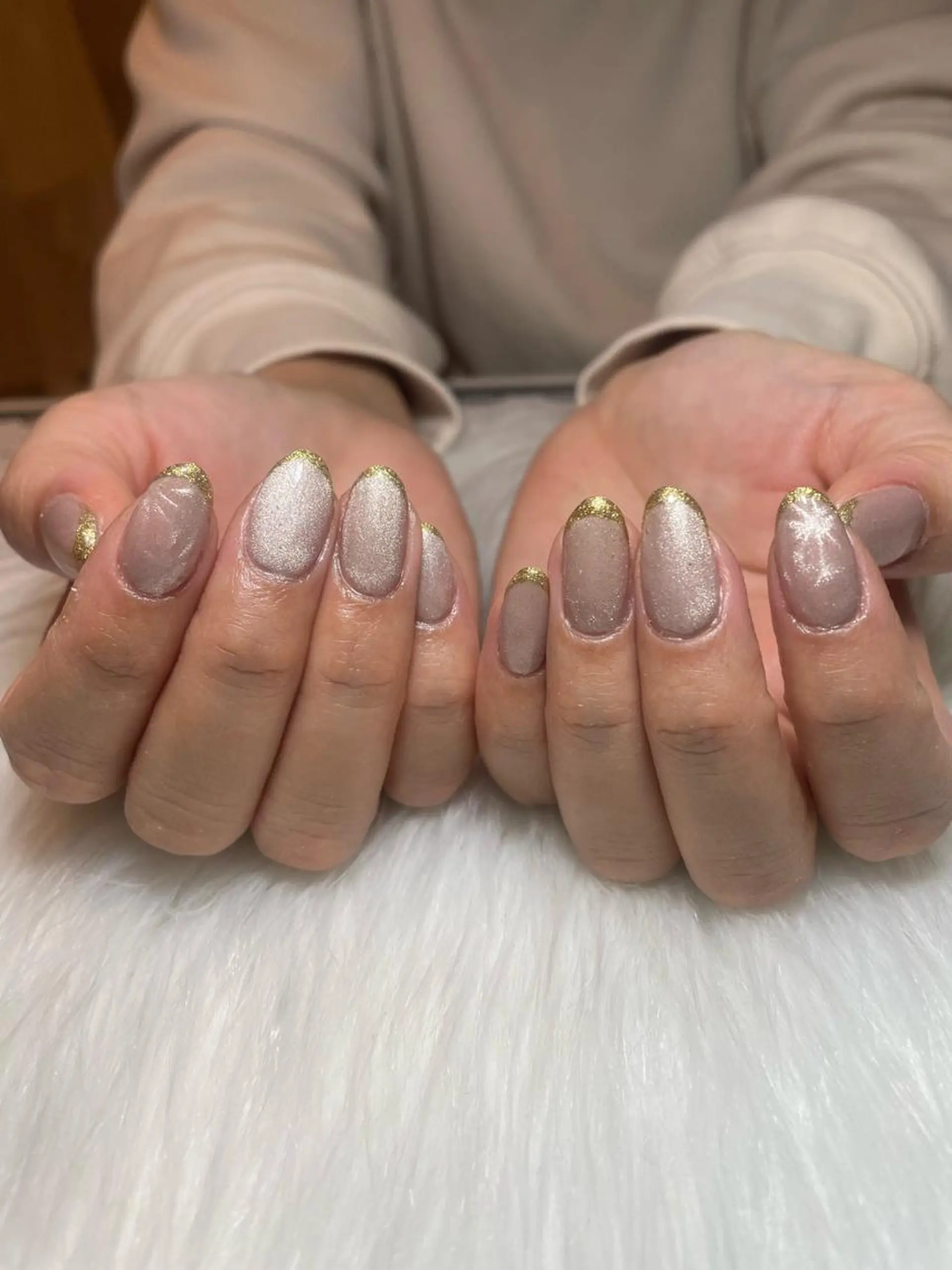 ネイル フレンチネイル 大袋駅東口徒歩2分 alivioのネイルデザイン