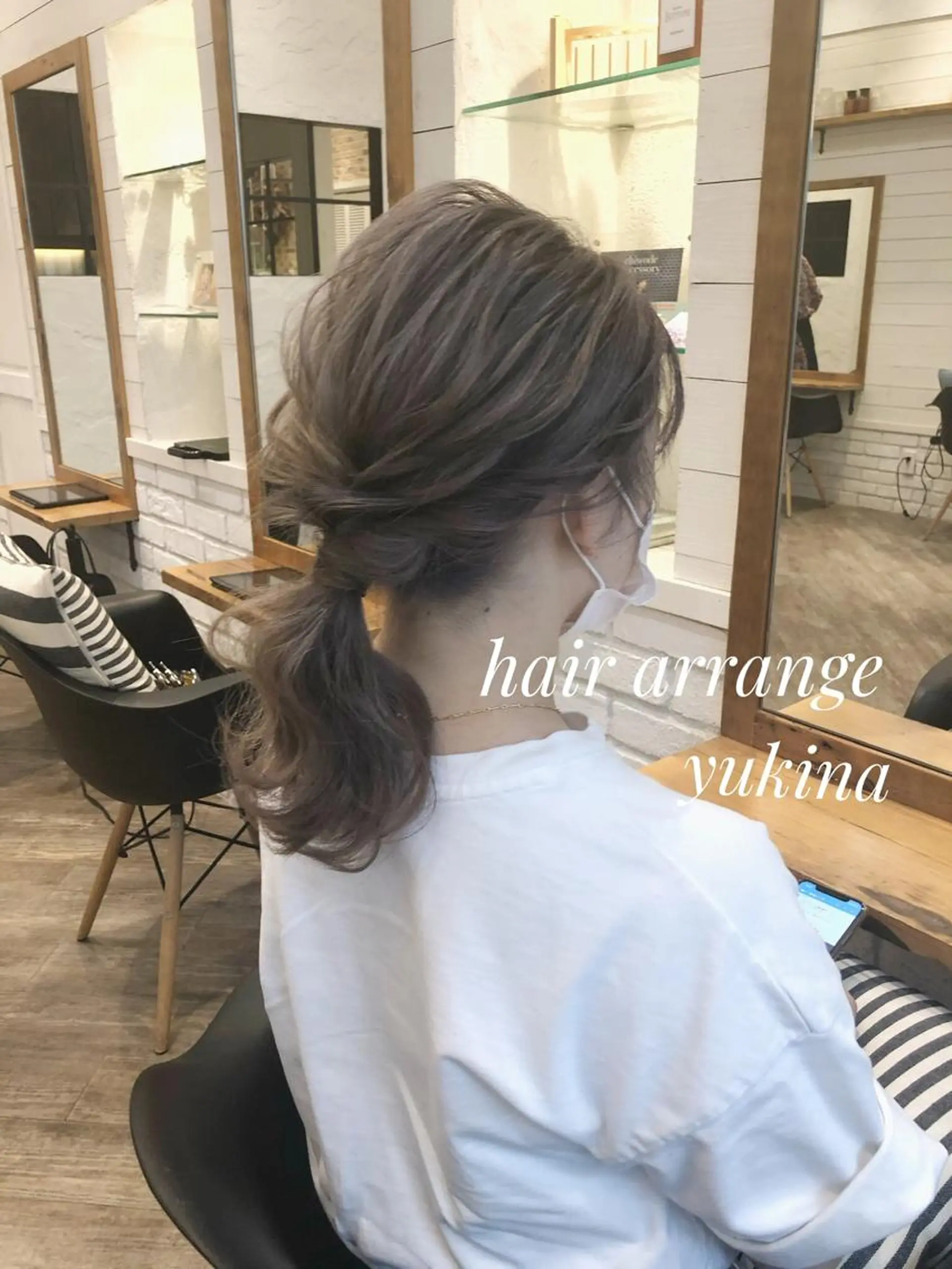 セミロング ヘアセット Hair Salon BOTTOMS所属・✨透明感ケアカラー✨ 長野ゆきなのヘアスタイル