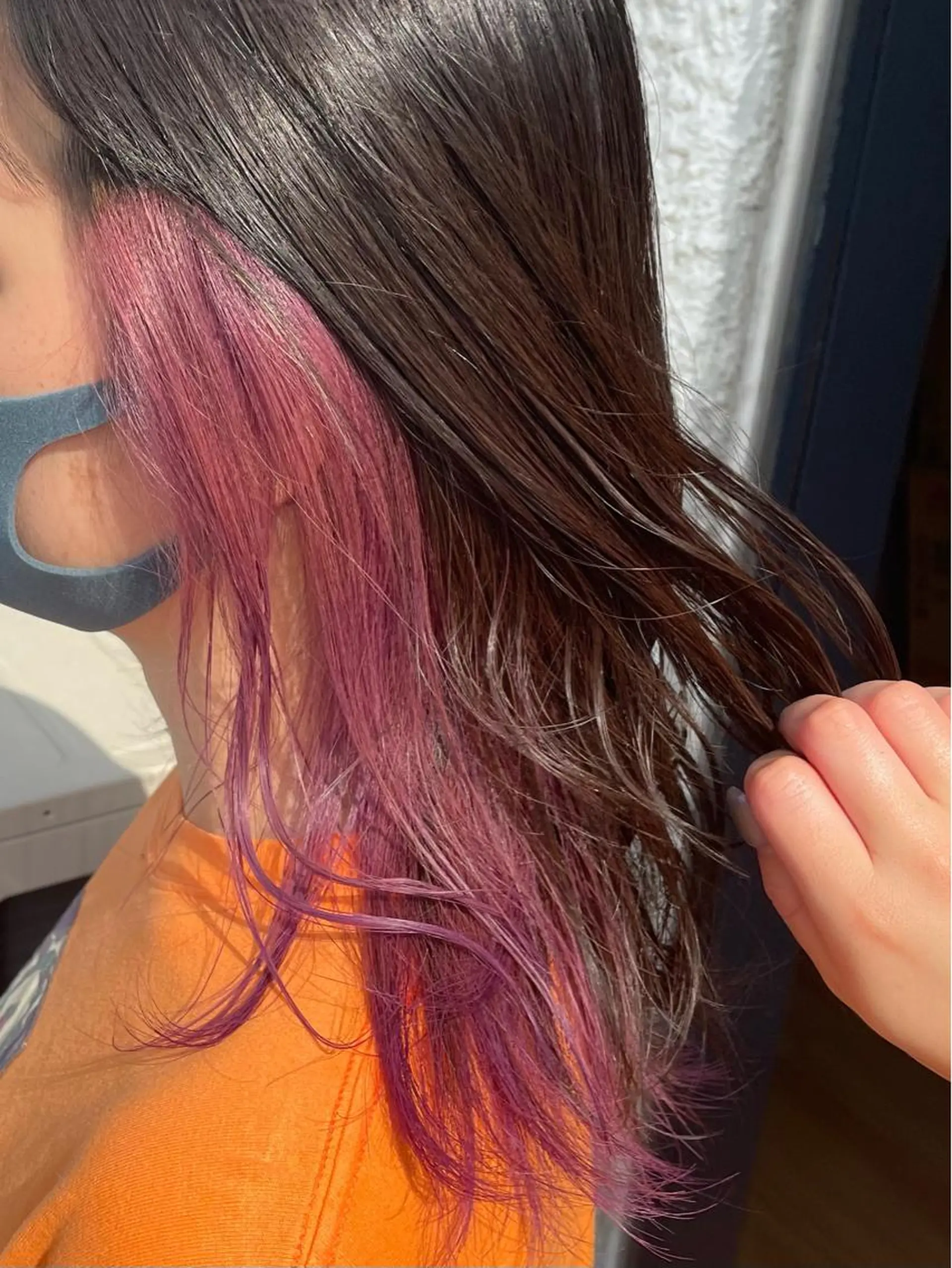 ロング カラー カット ヘアカラー 🎀透明感カラー🎀 mikaのヘアスタイル