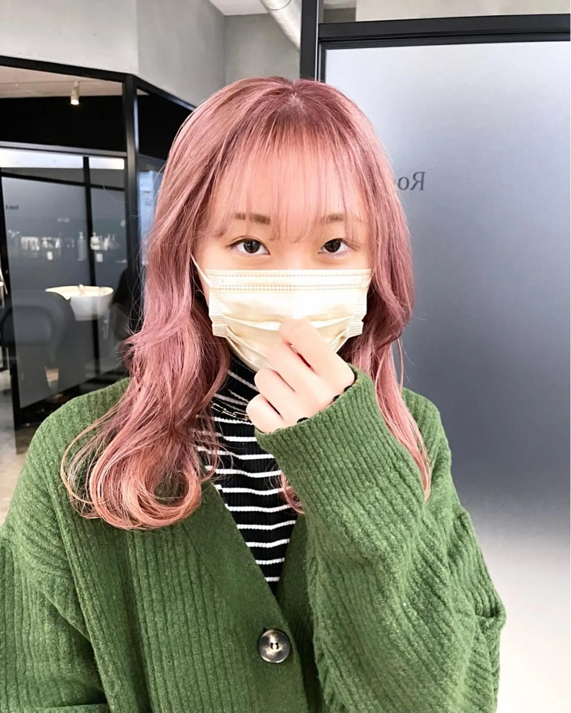 ミディアム カラー SALOWIN所属・【@_ami hair_】のヘアスタイル