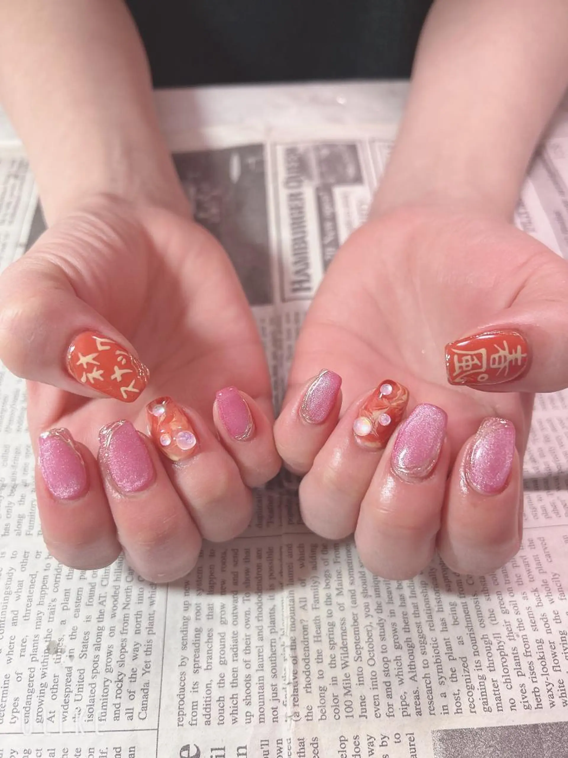 ネイル ハンドネイル ハンドケア 森山 舞のネイルデザイン