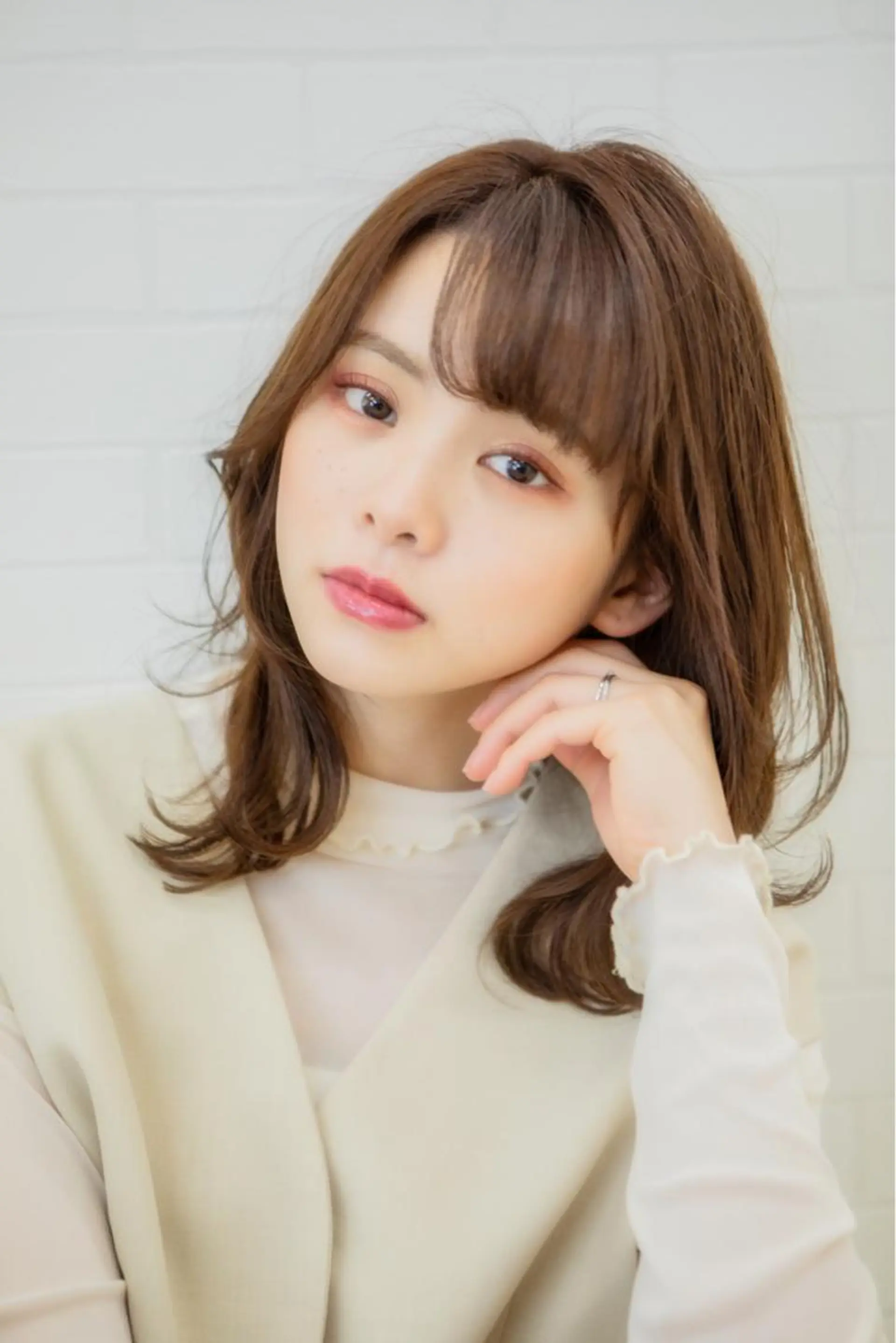 カラー glam ミサキのヘアスタイル