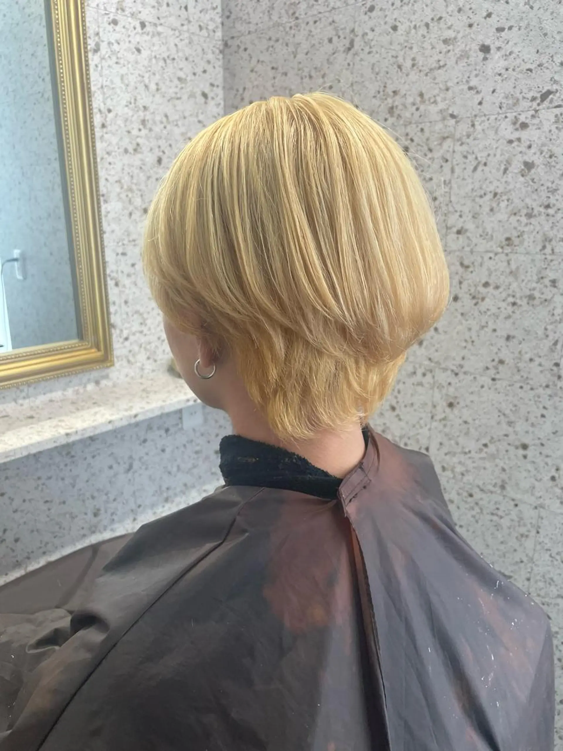 ショート カラー メンズ ブロンド lani hair salon所属・SHOTO ハイトー ン/デザインカラーのヘアスタイル