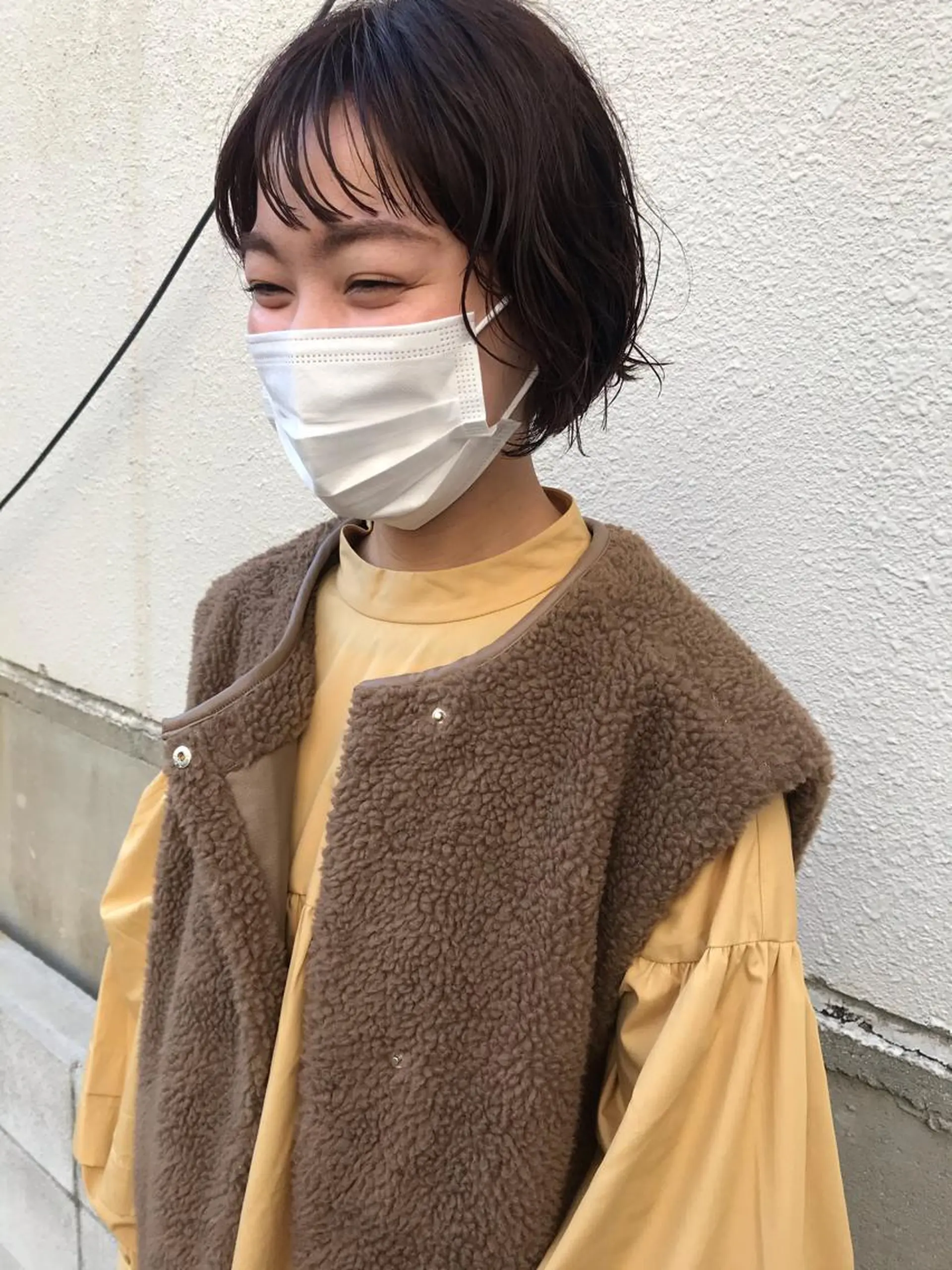 ショート カット パーマ トリートメント さの あやねのヘアスタイル