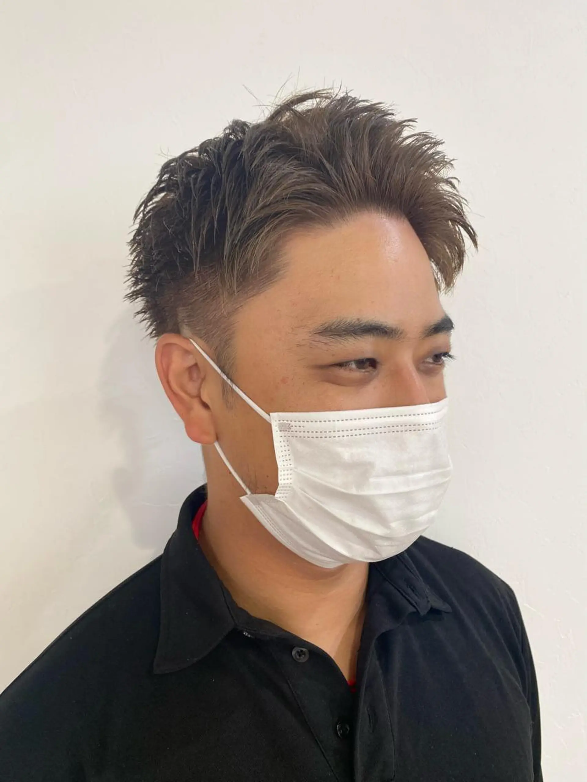 ショート カラー メンズ Ate by little所属・青木 梢のヘアスタイル