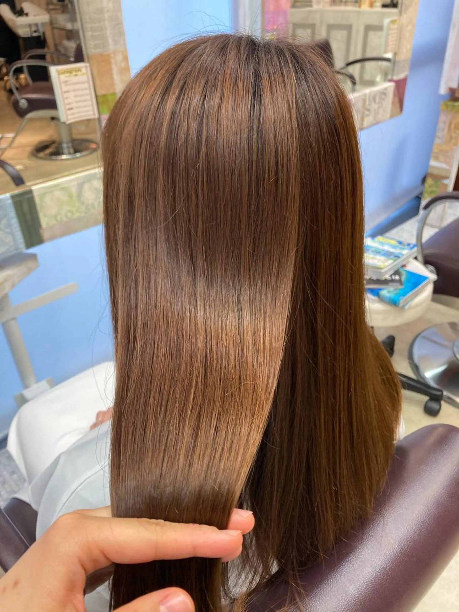 ロング 縮毛矯正 GOSSIP所属・GOSSIP信国 瑞絵のヘアスタイル