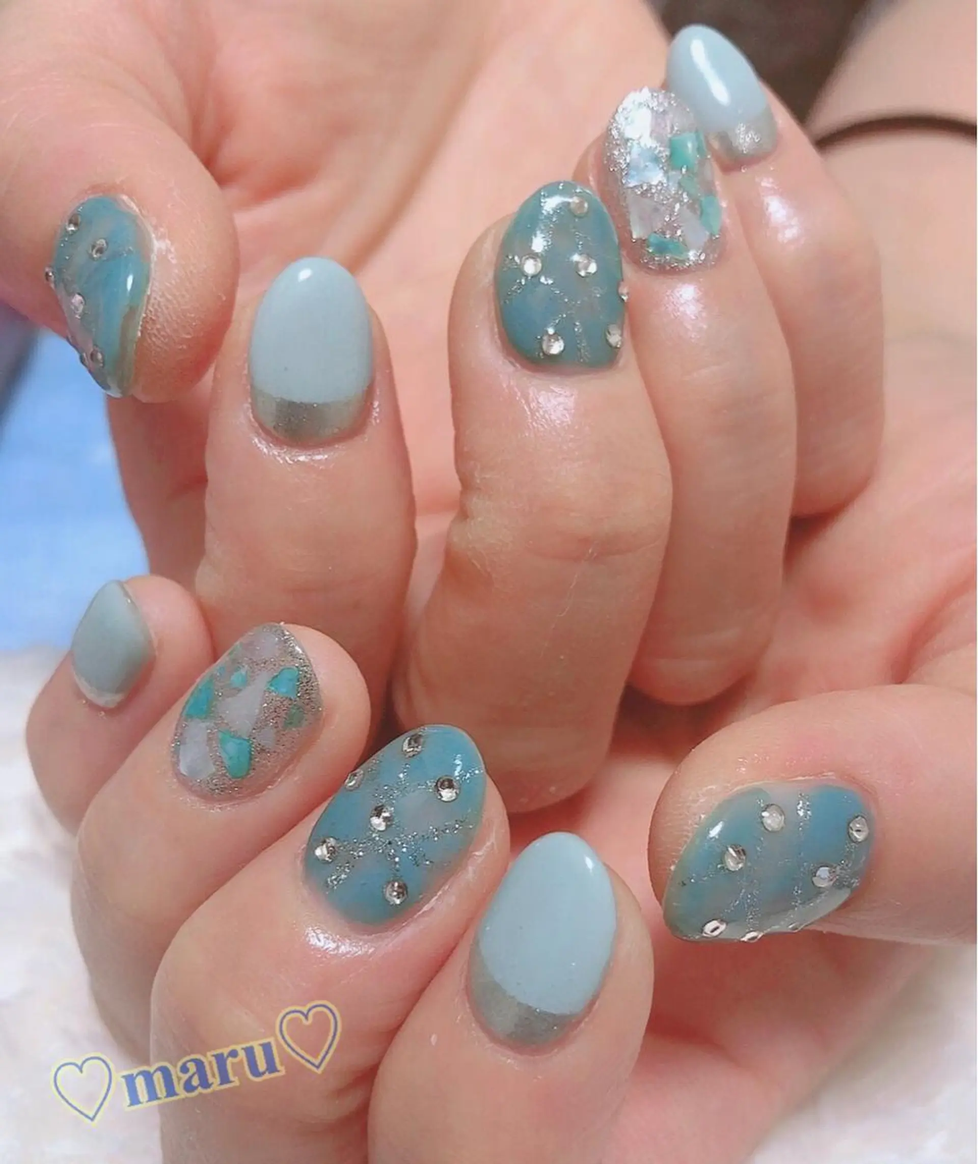 ネイル ハンドネイル フットネイル まるみ ♡のネイルデザイン