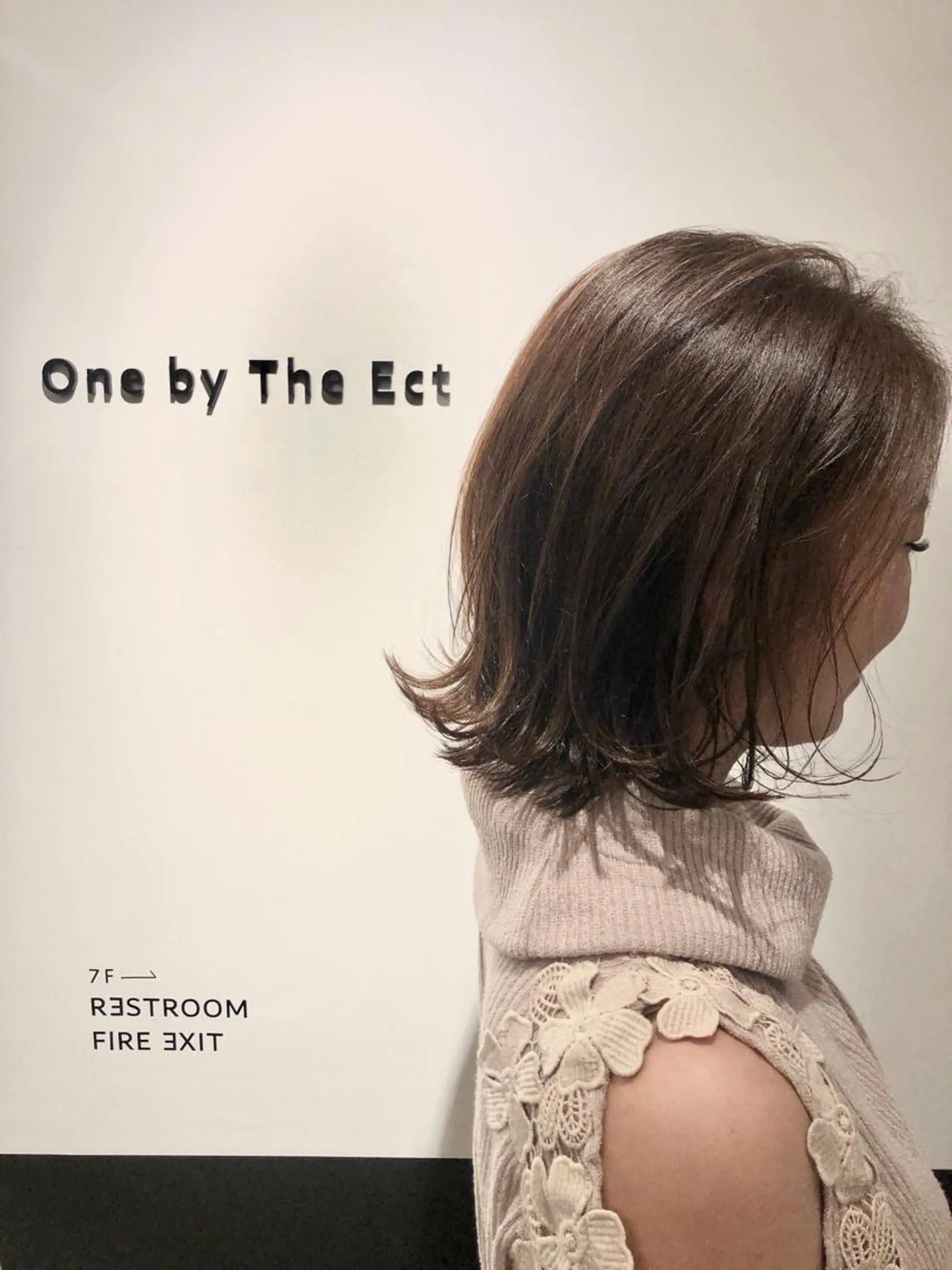 ミディアム カラー カット ヘアカラー 片山美穂 心斎橋・北堀江のヘアスタイル