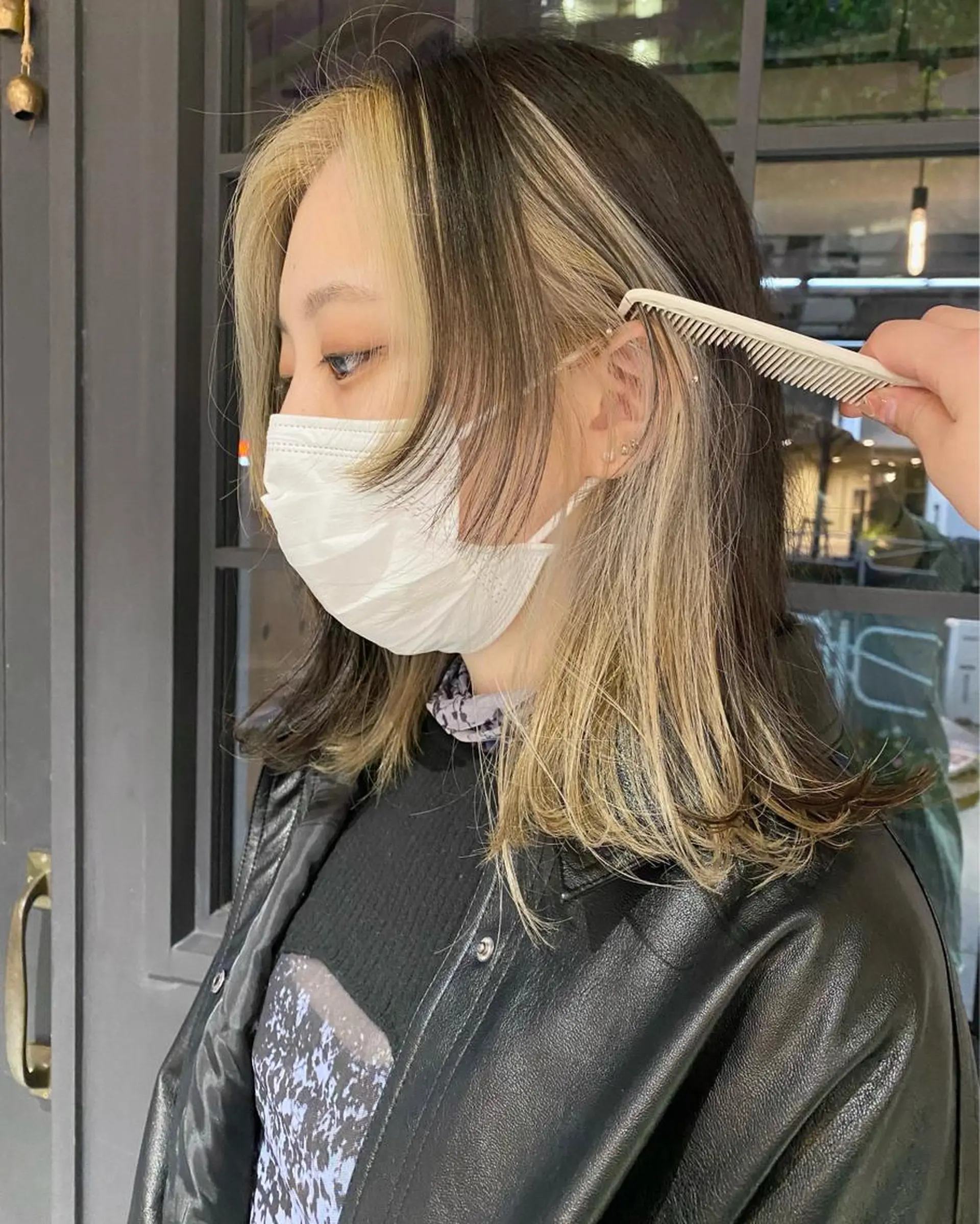 ミディアム カラー コマツリサ ROCCO eastのヘアスタイル