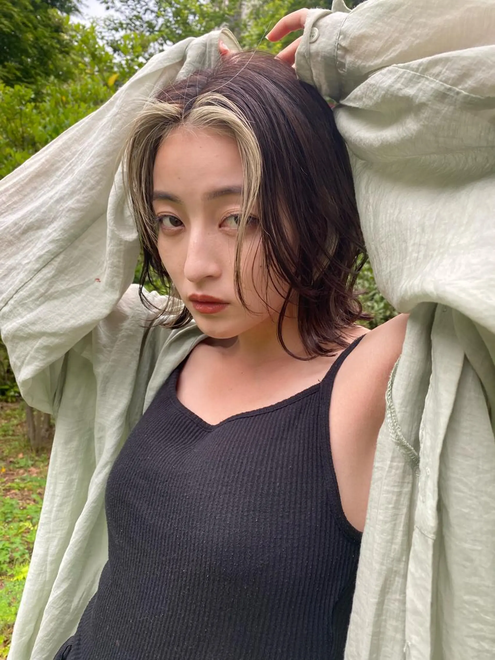 カラー ハイトーン/ ボブ/KAIのヘアスタイル