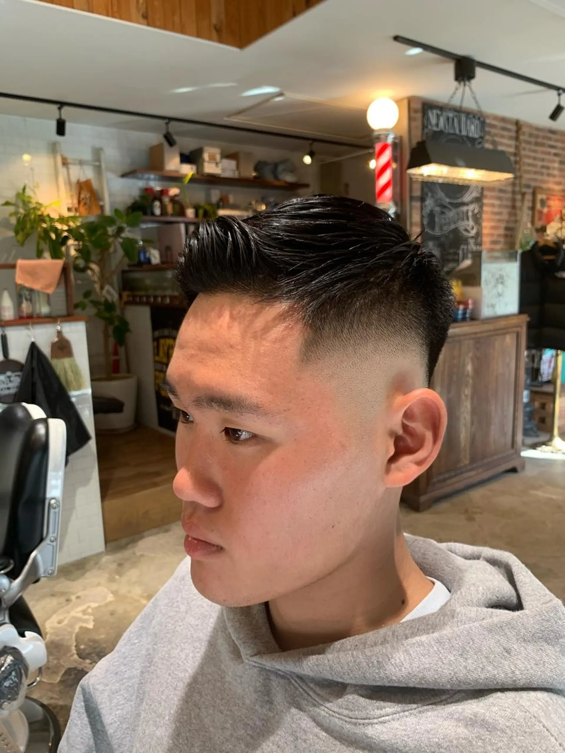 ショート メンズ BARBER SHOP NEW  STANDARD所属・アルガ ダイキのヘアスタイル