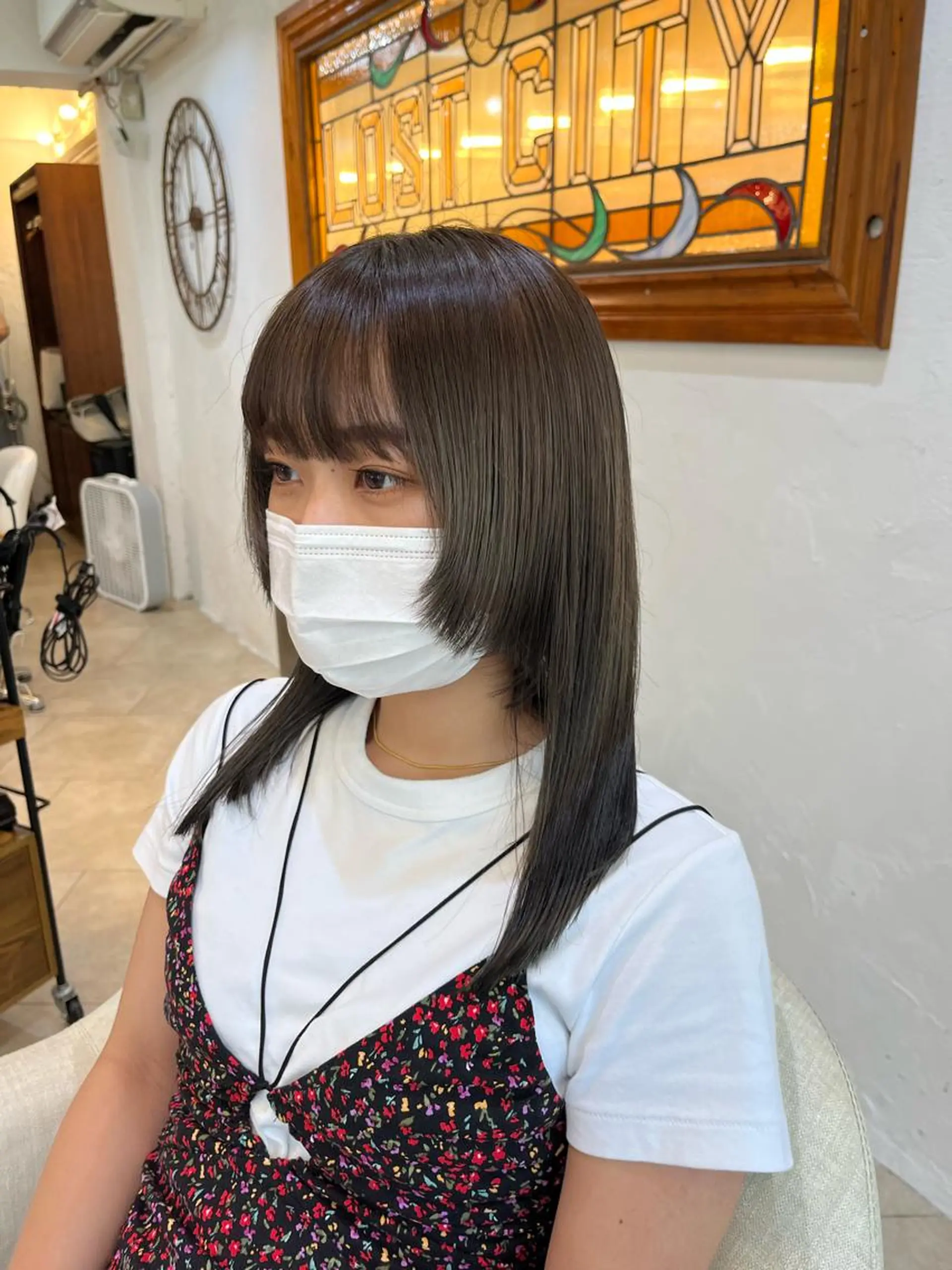 セミロング カラー 💛ハイトーン💛 りむのヘアスタイル