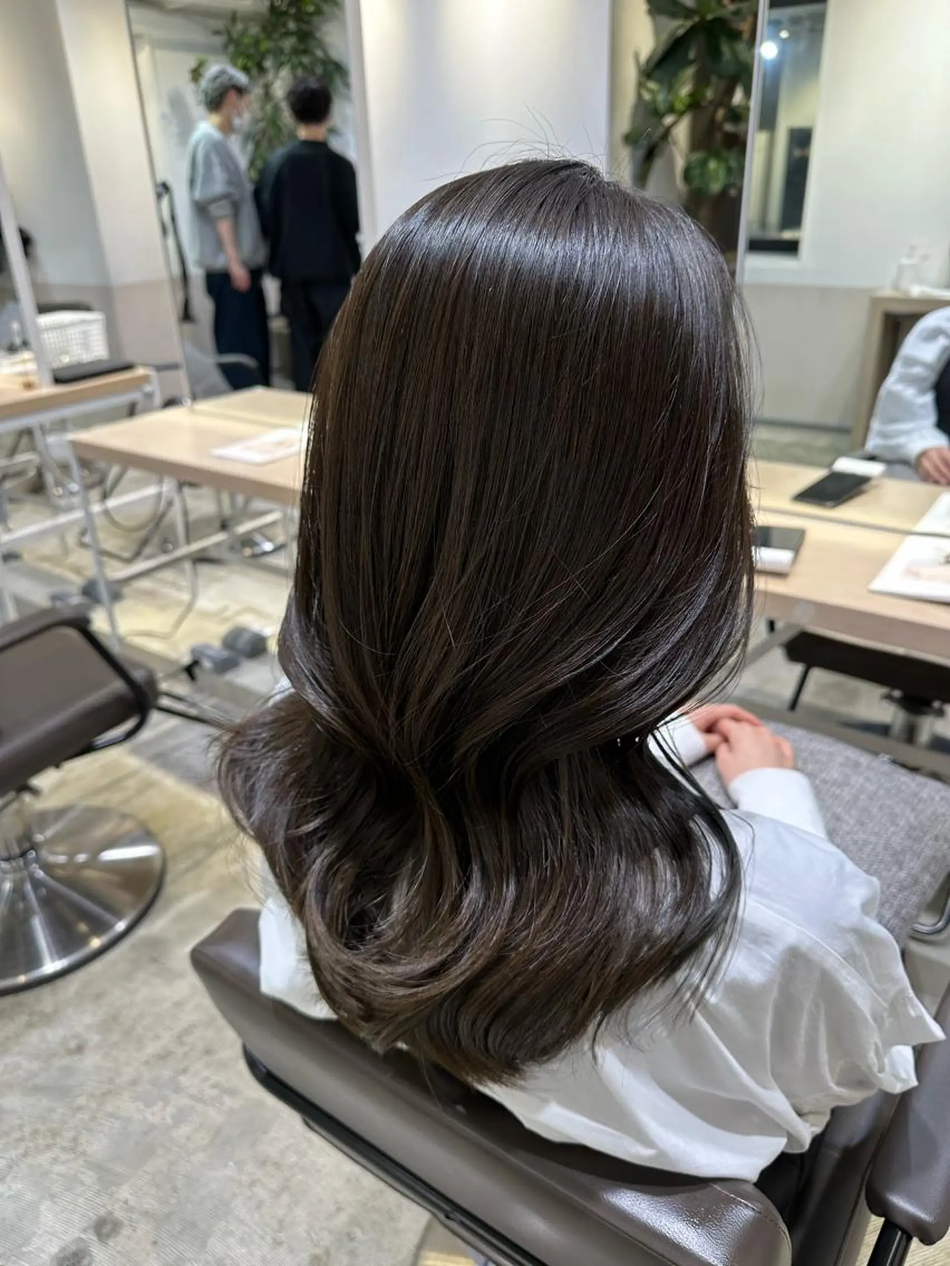 ロング カラー くびれヘア 韓国風ヘア 韓国ヘア/レイヤー Yan✂︎のヘアスタイル