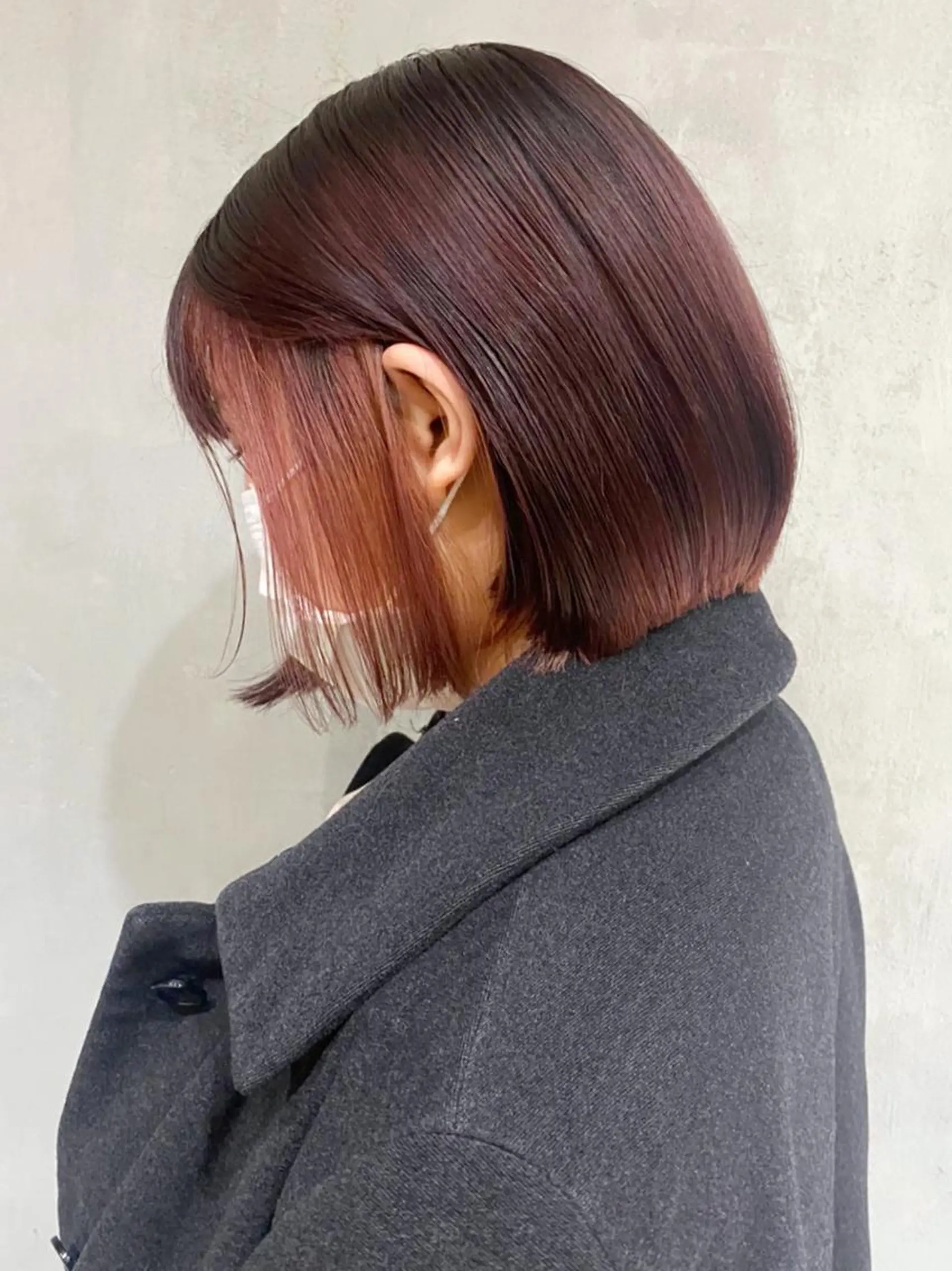 ショート カラー パーマ ヘアアレンジ ピンクカラー ITbyALBUM 浦和店のヘアスタイル