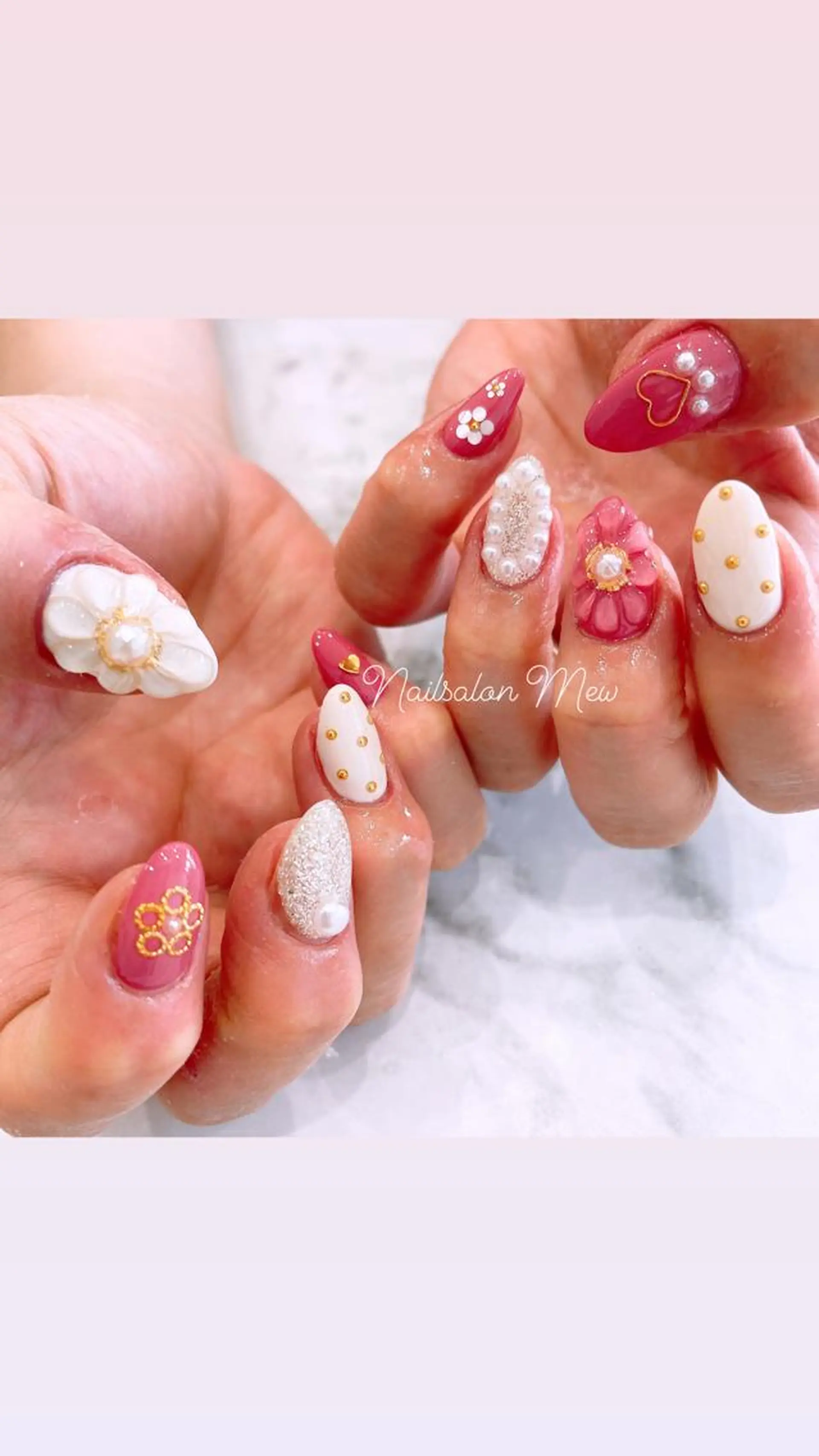 ネイル ハンドネイル Nailsalon Mew所属・Nailsalon Mew❤︎のネイルデザイン