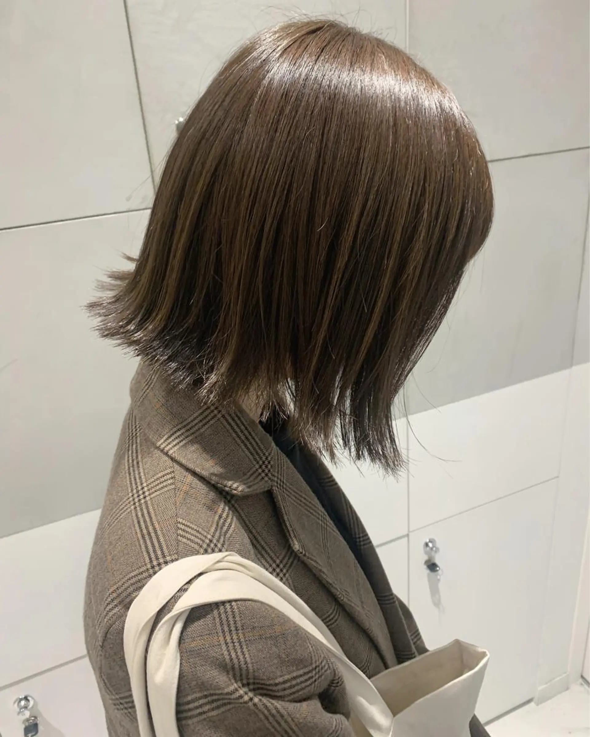 ショート カラー 艶感/ナチュラル 🩵amiのヘアスタイル