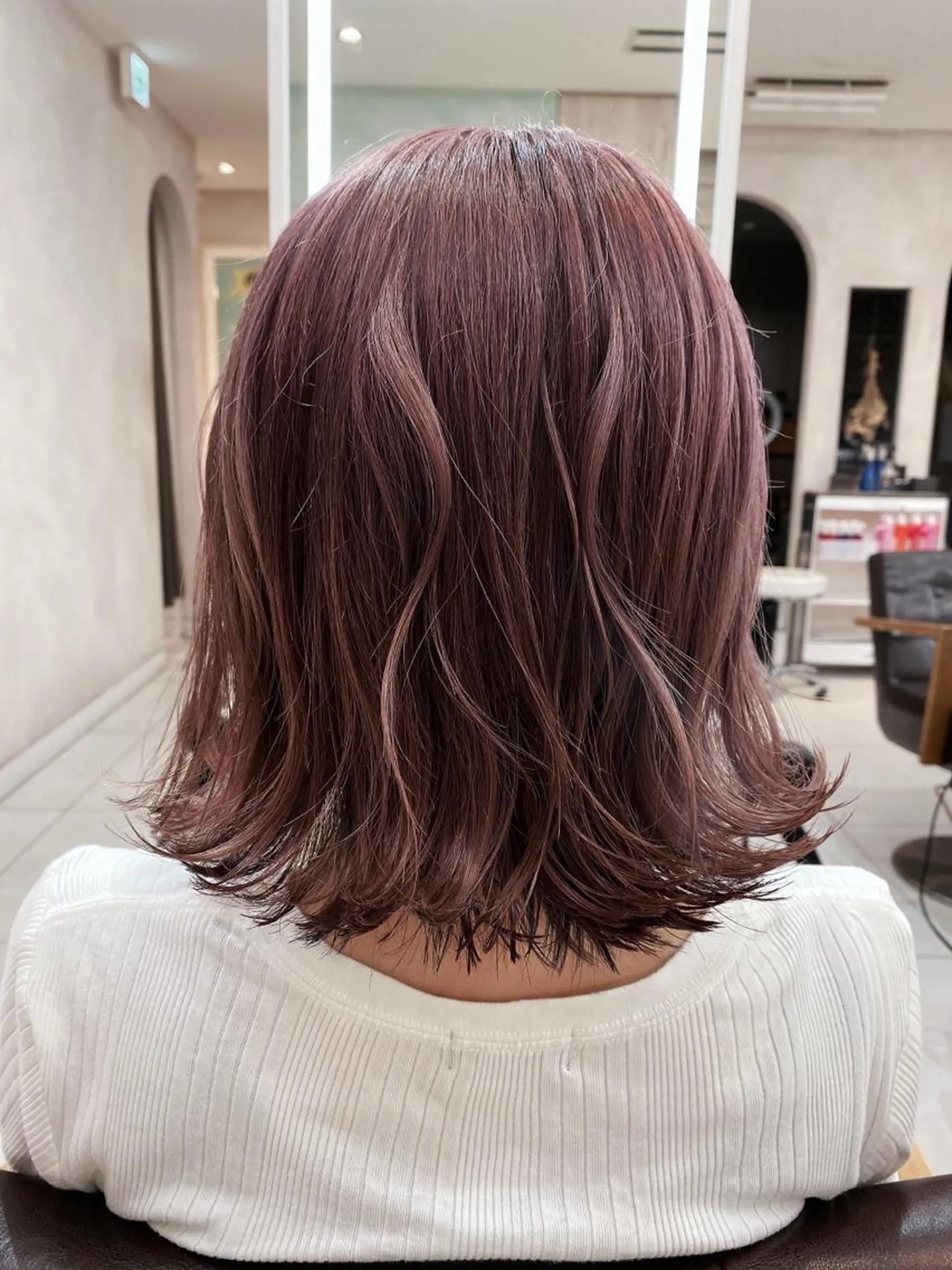 ミディアム カット パーマ 新宿/韓国メンズ RIKUパーマのヘアスタイル