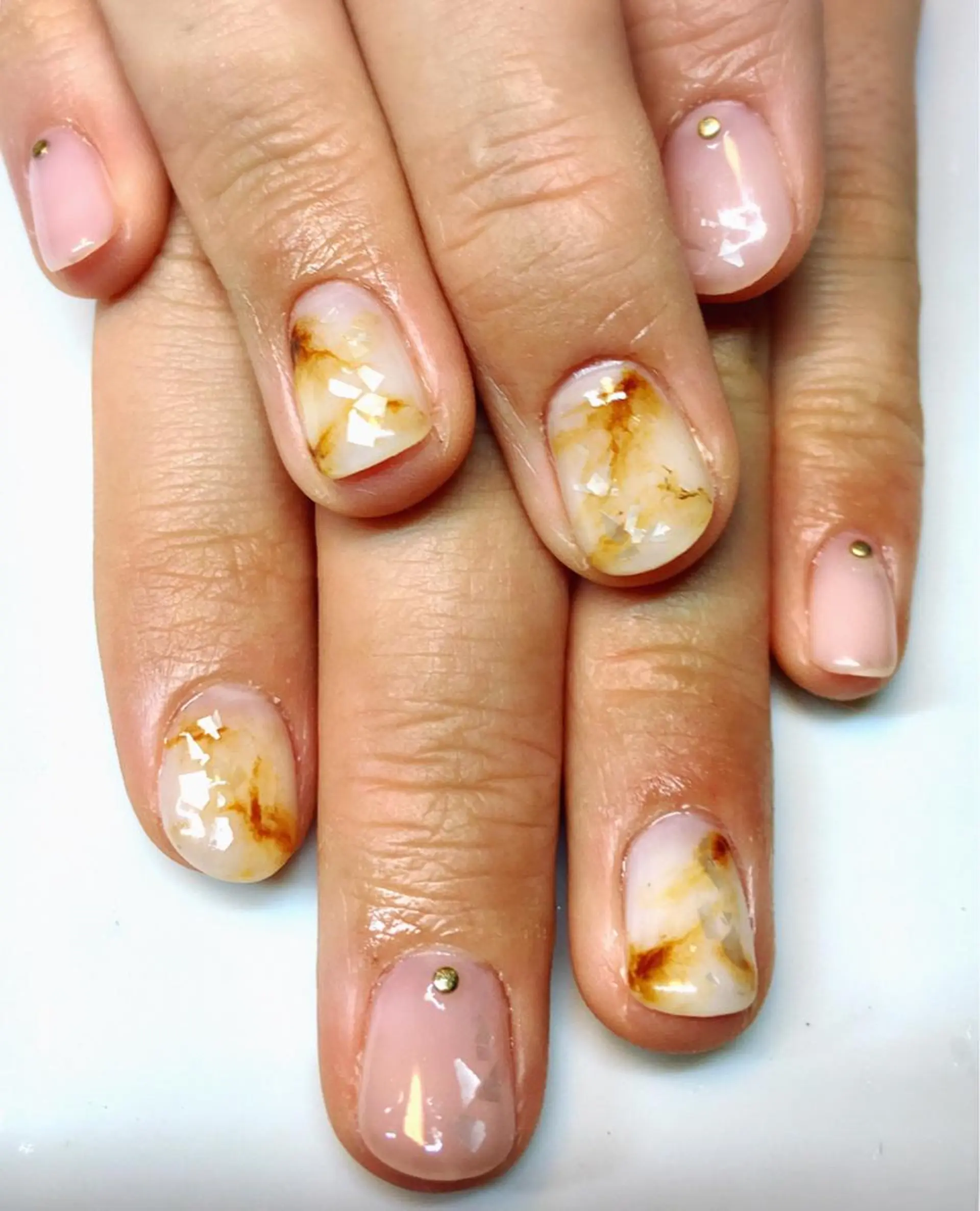 ネイル ジェルネイル シンプルネイル nailsalon sugarr所属・nailist cocoのネイルデザイン