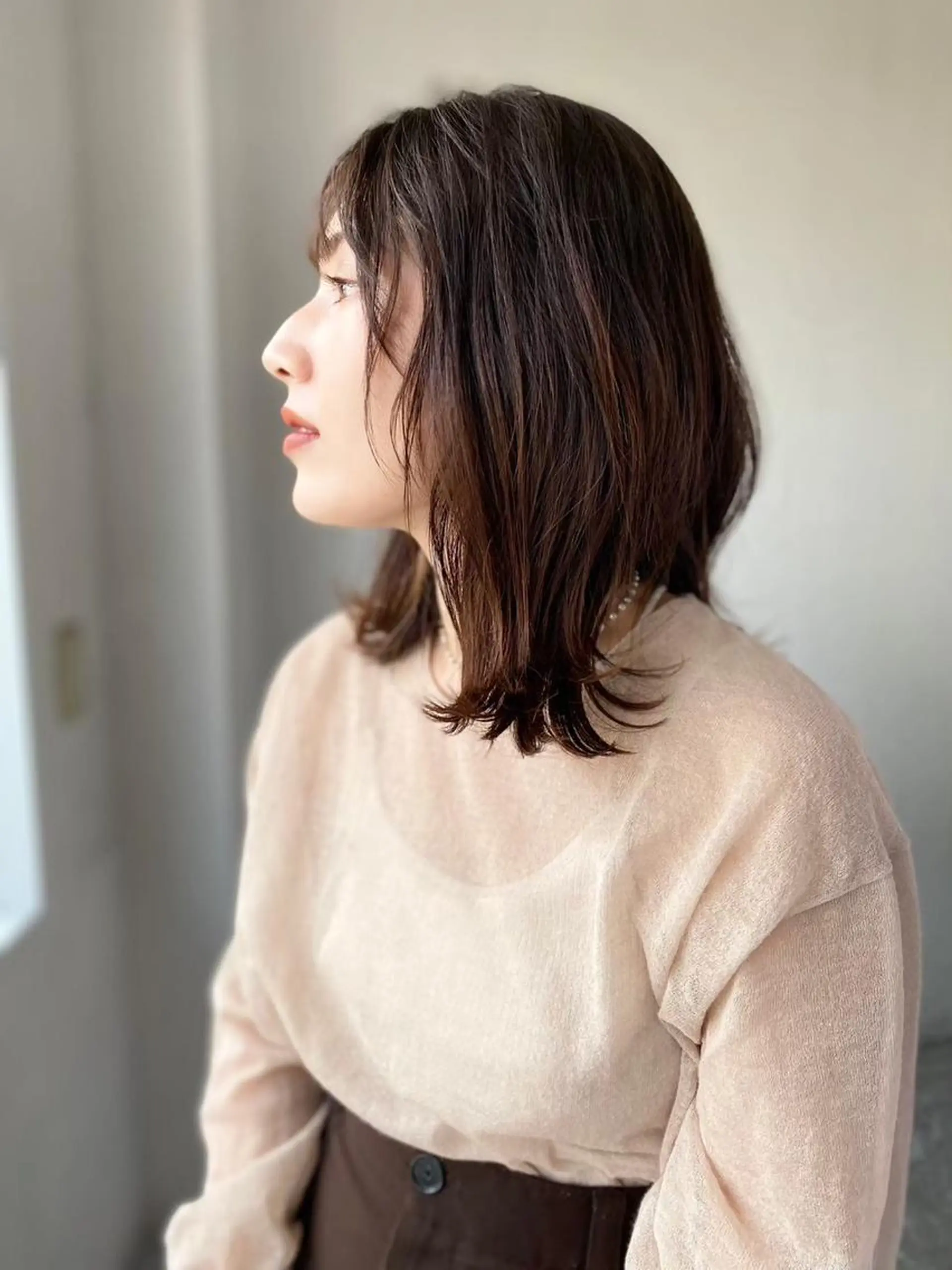 ミディアム 今だけ無料✨髪質改善 谷本さちのヘアスタイル