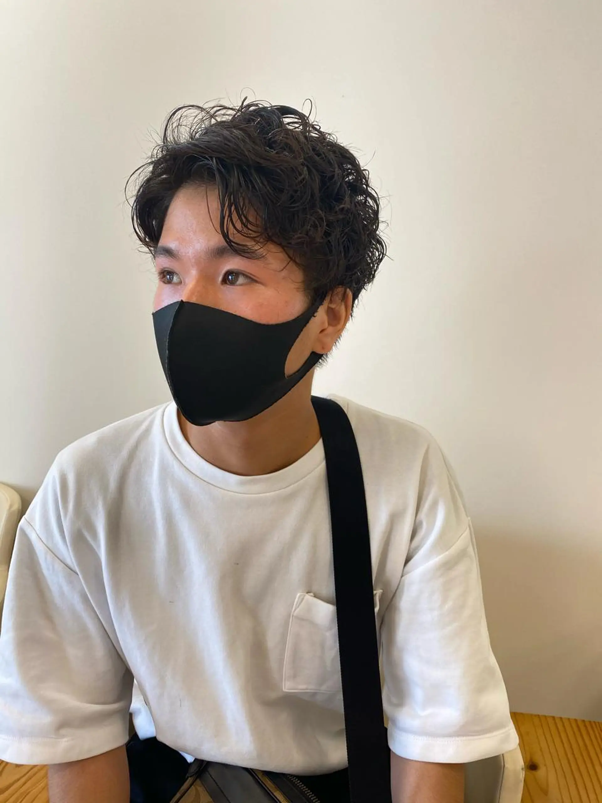 ショート パーマ メンズ レイヤー/ウルフ🤎 mayo.のヘアスタイル