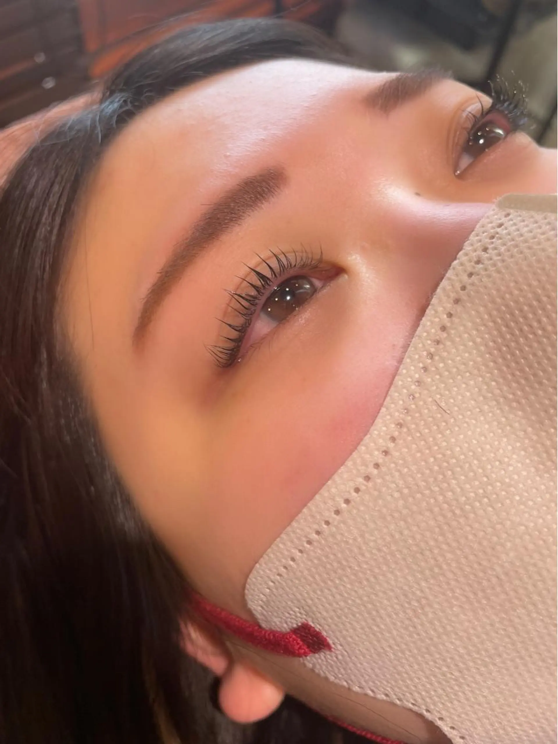 マツエク・マツパ アイブロウ マツパ 桑田 新菜のヘアスタイル