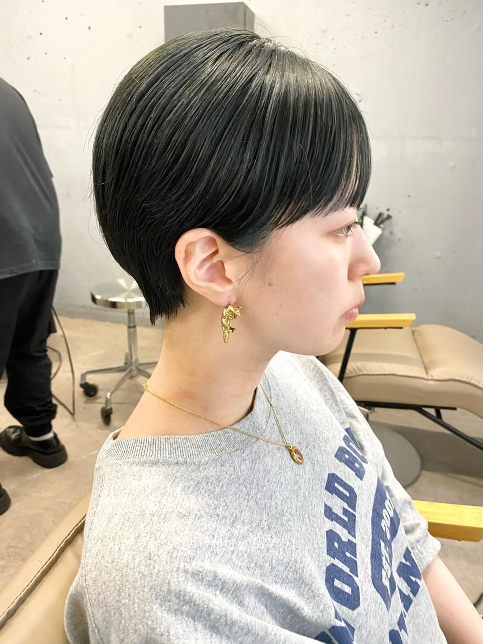 ショート カラー カット ヘアカラー トリートメント IVORY.所属・🟩白髪ぼかし/ボブ /ショートヘア/大司のヘアスタイル