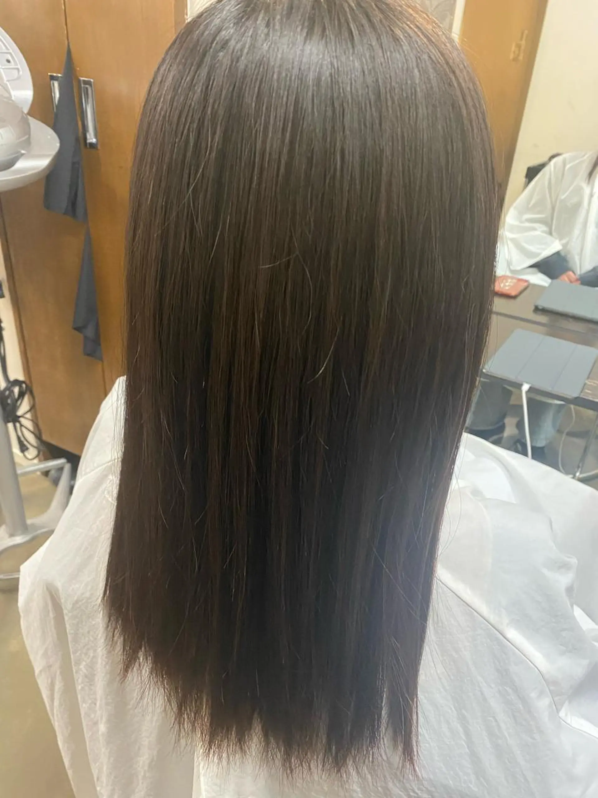 ミディアム 縮毛矯正 佐藤 はるとのヘアスタイル